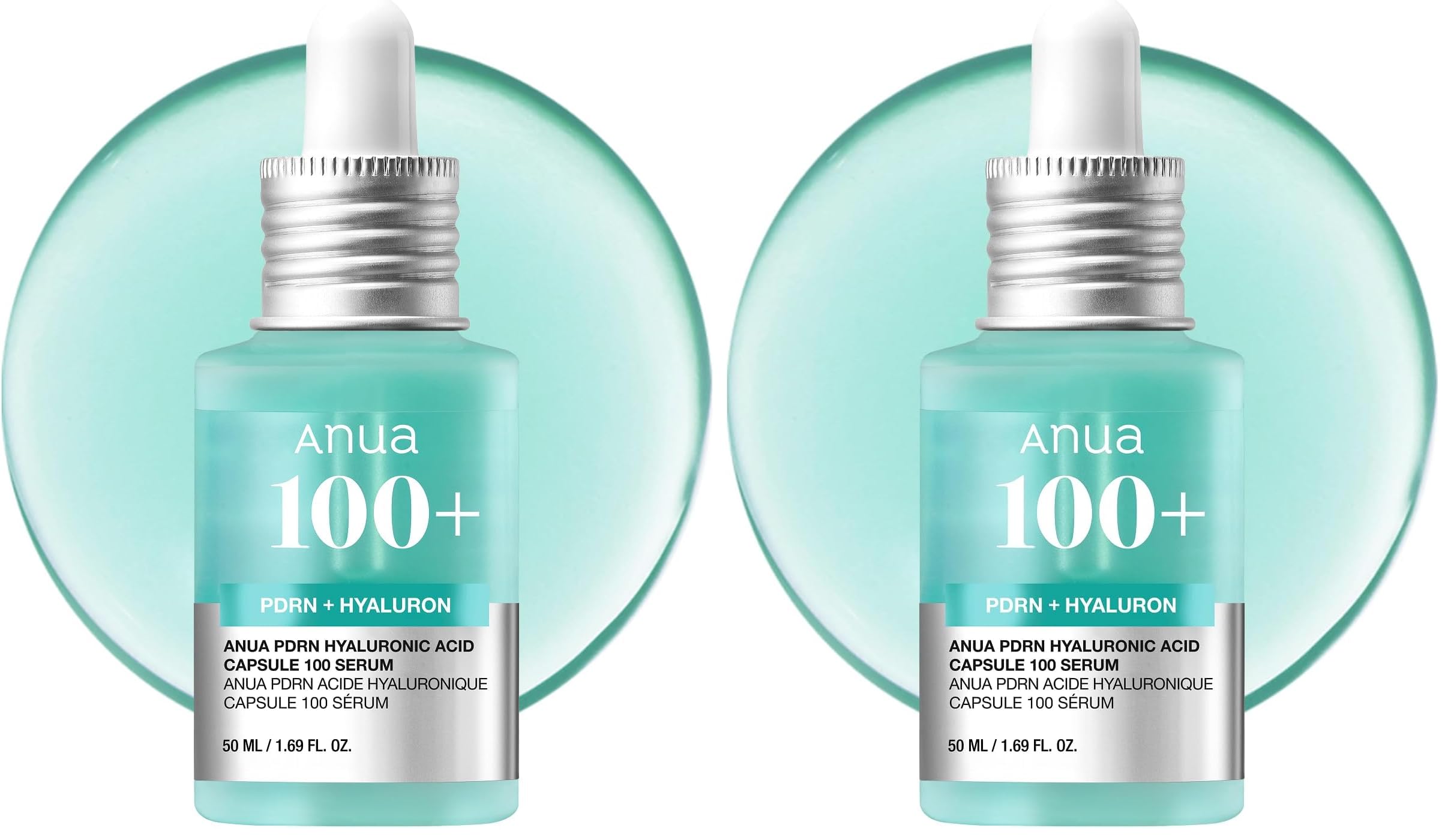 ANUA Pdrn Hyaluronic Acid Capsule 100 Serum (30ml) (Lot de 2)