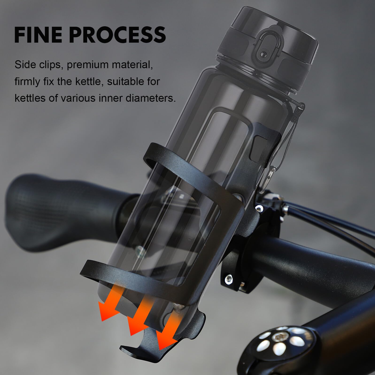 3 Juegos Soporte de Botella de Agua para Bicicleta Portabidón Desmontable de Aluminio Compatible con Bicicletas de y Plegables Resistente y Antideslizante Instalación para