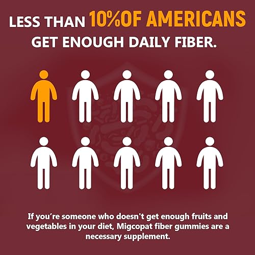 Miniatura 7 de Gomitas de fibra con probióticos, 0.35 onzas de fibra por porción, sin azúcar añadido, con mezcla de probióticos de 10 mil millones de UFC, vinagre