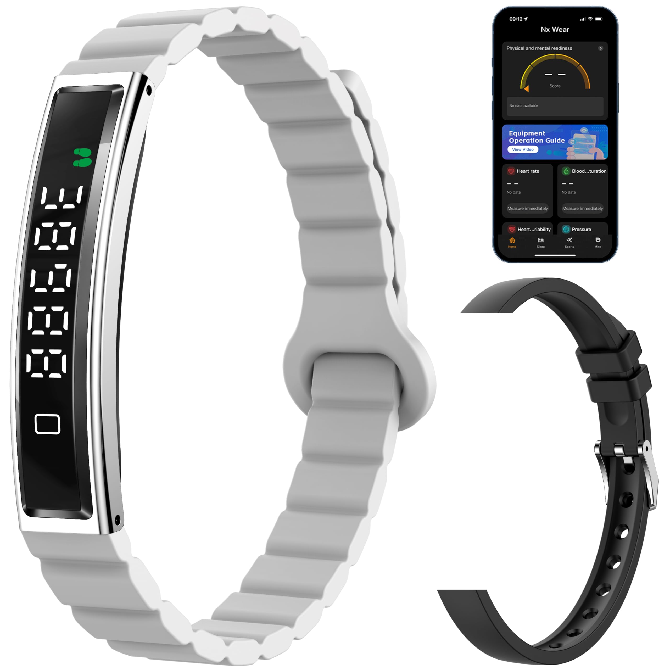 Smart Bracelet Fitness Tracker Heart Rate Monitor Sleep Activity Tracker Step Counter Calories Pedometer Waterproof Slim Thin Health Band for Women Ladies Men-image-39