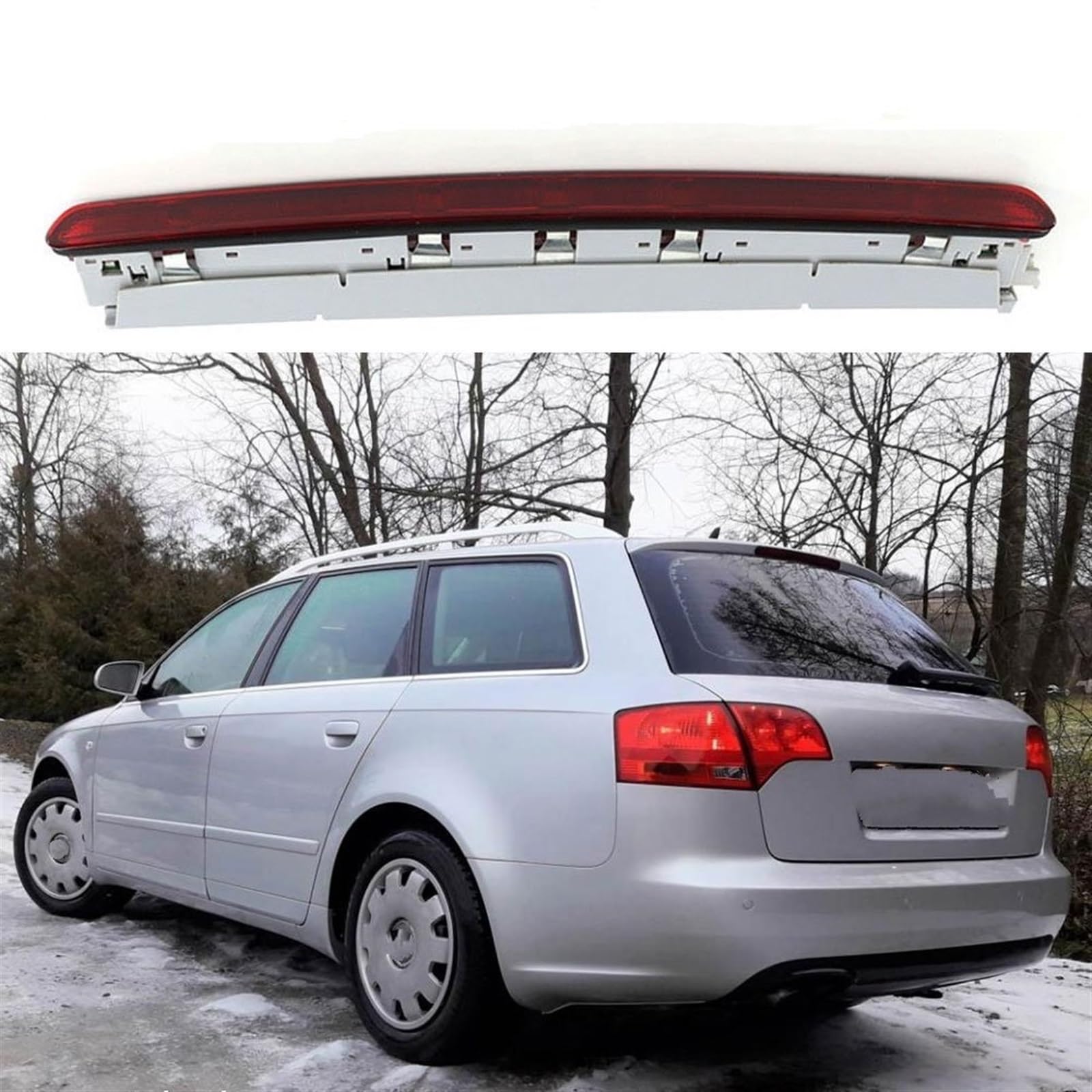 Generico Terza luce freno automobilistica Accessori per auto 8E9945097B Luce di stop posteriore terza luce A4 B7 per Avant 2005 2006 2007 2008