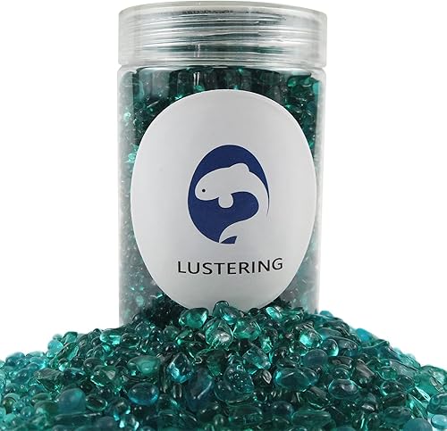 Miniatura 5 de Lustering Decorative Round Glass Beads,Glass Marbles,Glass Pebbles,Glass Gems Beads for Fire Pit Crafts Resin Art,Vase Filler, Fish Tank, Aquarium