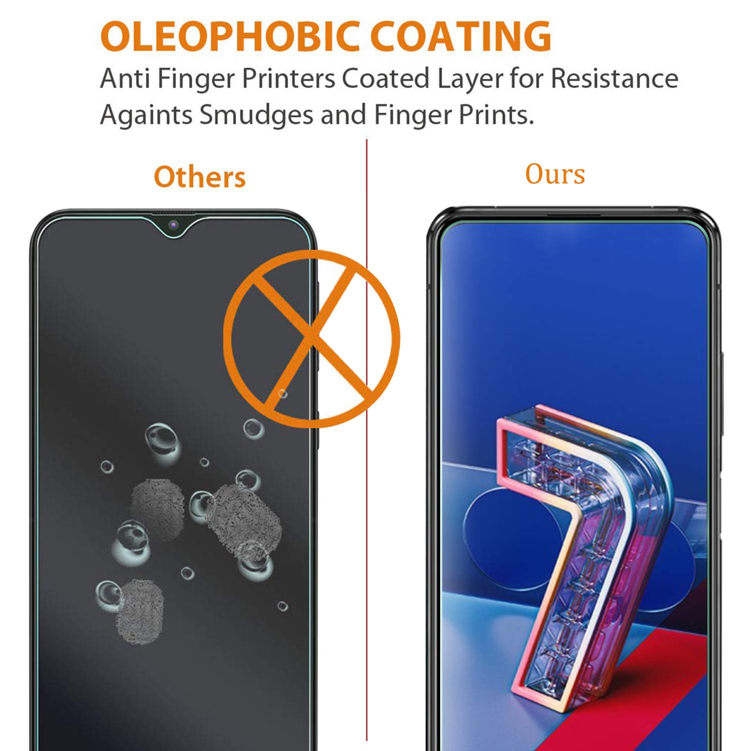 VETRO TEMPERATO 3MK Pellicola Protettiva In FlexibleGlass Per Asus Zenfone 7 166320805