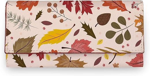 ShopMantra Wallet for Woman | Stylish Artificial Leather Trifold Purse for Girls | Multicolor Floral Print Clutch with Car...