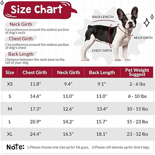 Miniatura 6 de Queenmore Suéter para perro, suéter para cachorros para perros pequeños, suéteres cálidos de invierno y otoño para perros, niñas y niños, suéter de