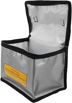 Outanaya Fireproof Battery Protective Pouch Capacity Guard Bag for Safe Charging and Storage Lightweight and Design for and Rc Cars