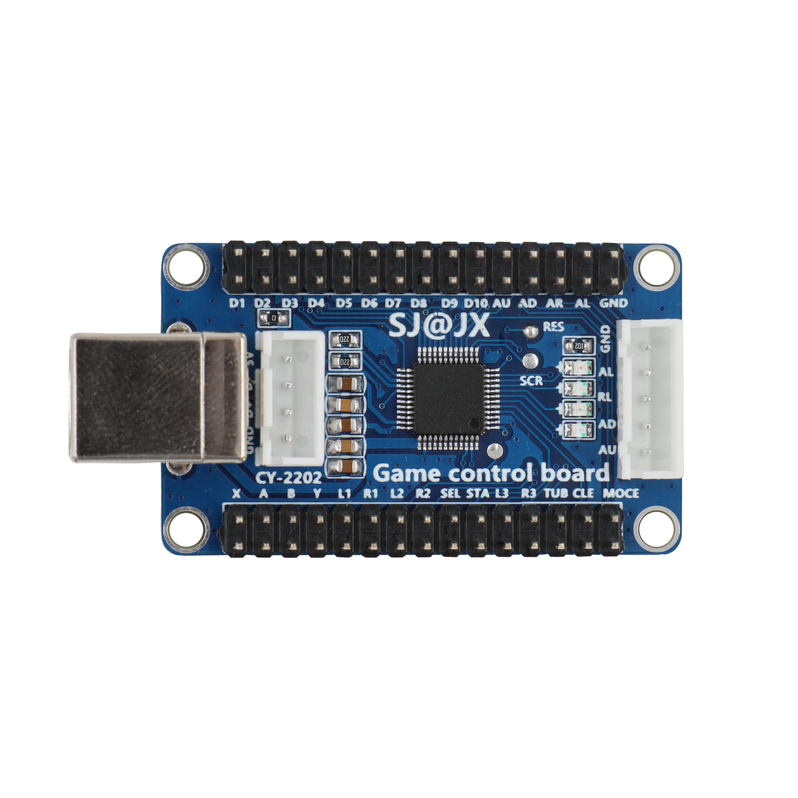 Arcade Game 2 Player USB Encoder Board Zero Delay Gamepad Joystick Controller for Nintendo Switch PC PS3 Raspberry Pi