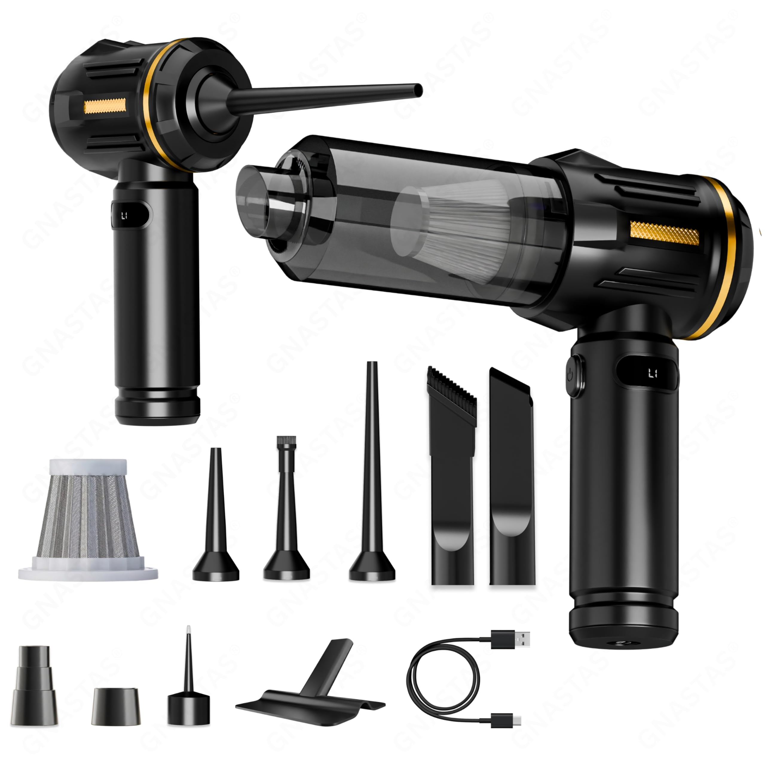 Falcon Vacuum Cleaner for Home & Car Use | 4-in-1 Cordless Vacuum Cleaner & Air Blower | 18000Pa Powerful Suction | 6000mAh Battery | BLDC Motor | 3-Speed Modes | 6-Month Warranty-image-16