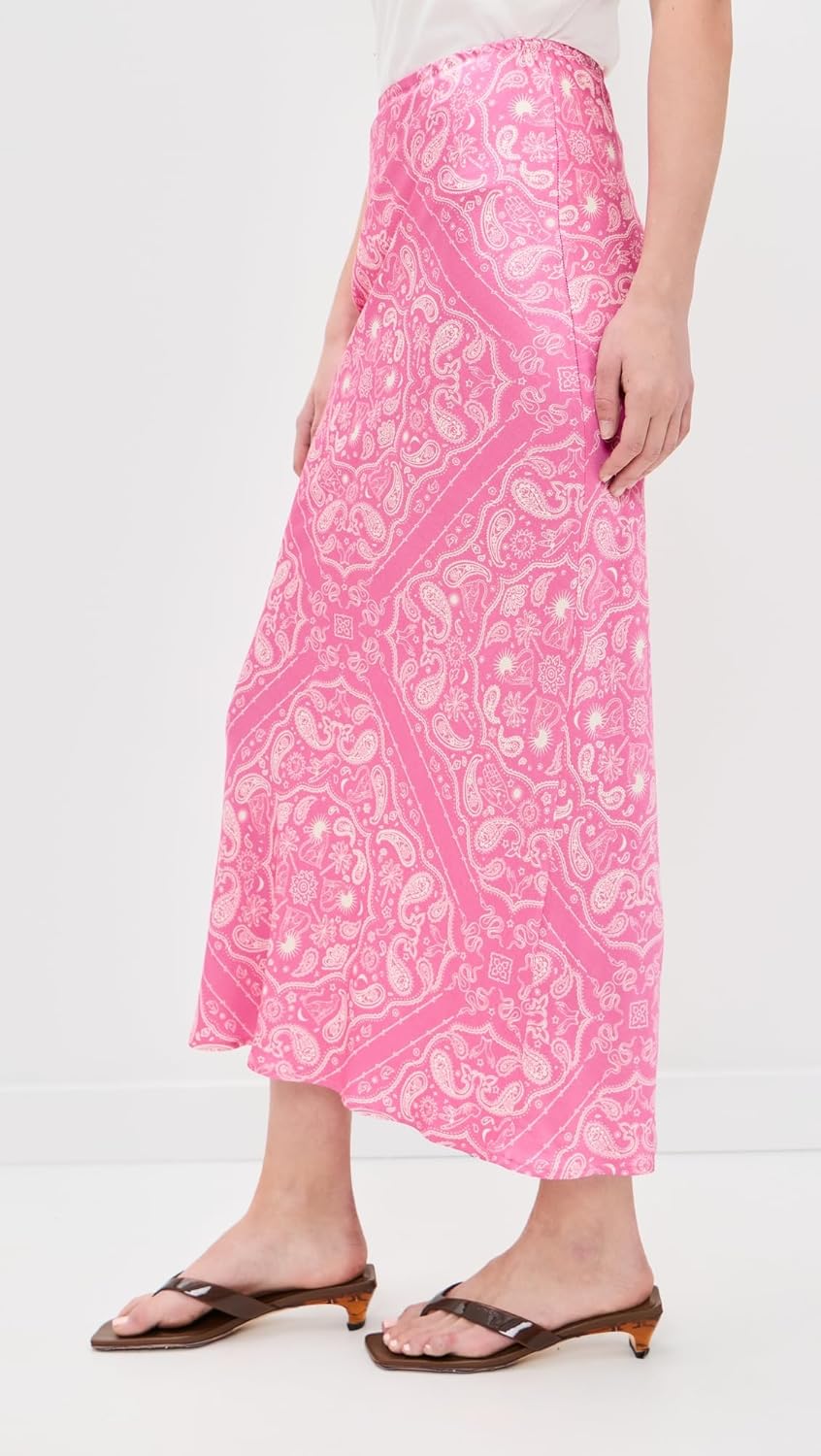 Never Fully Dressed Women's Pink Bandana Dorris Skirt