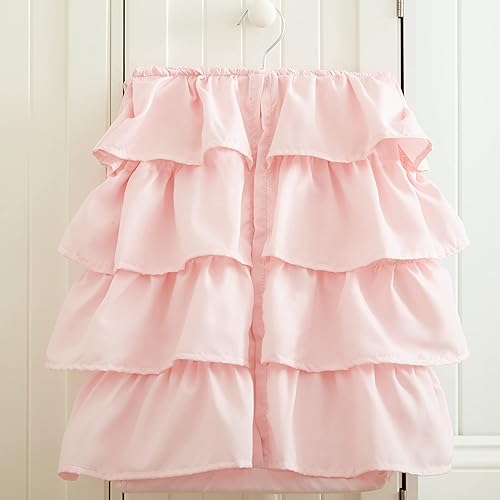 Miniatura 5 de Levtex Baby - Juego de cama de cuna de sauce - Juego de guardería de bebé - Rosa - Pintuck de roseta suave - Juego de 5 piezas incluye edredón