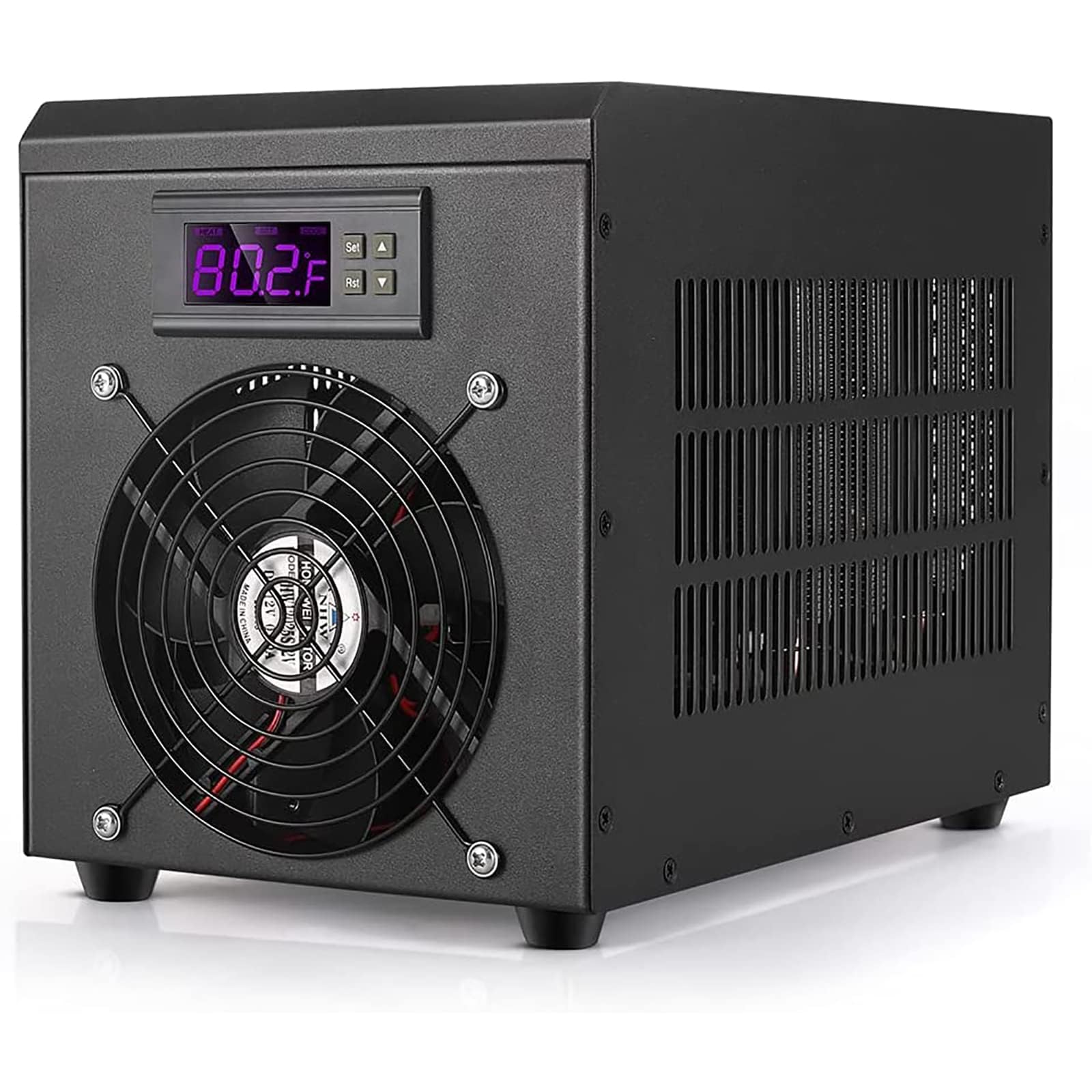 BBXW Enfriador De Acuario para Pecera, Enfriador De Agua De Acuario De 100 W, Calentador, Función De Temperatura Constante Automática, Ajuste De Temperatura De Una Tecla, para Hidropónico