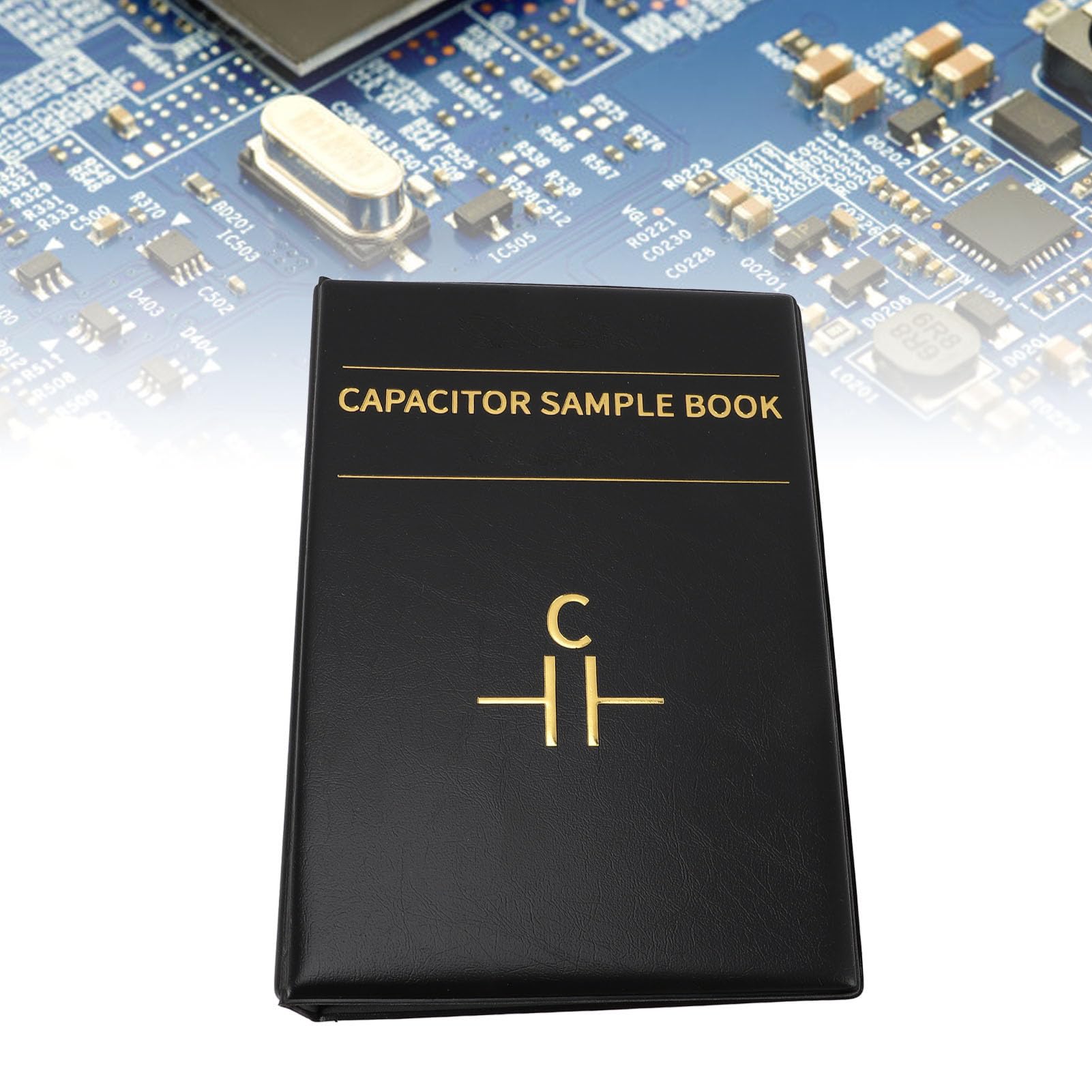 0201 Libro campioni di condensatori SMD, libro campioni di componenti elettronici di valore 84, kit di assortimento di condensatori in plastica nera per professionisti o