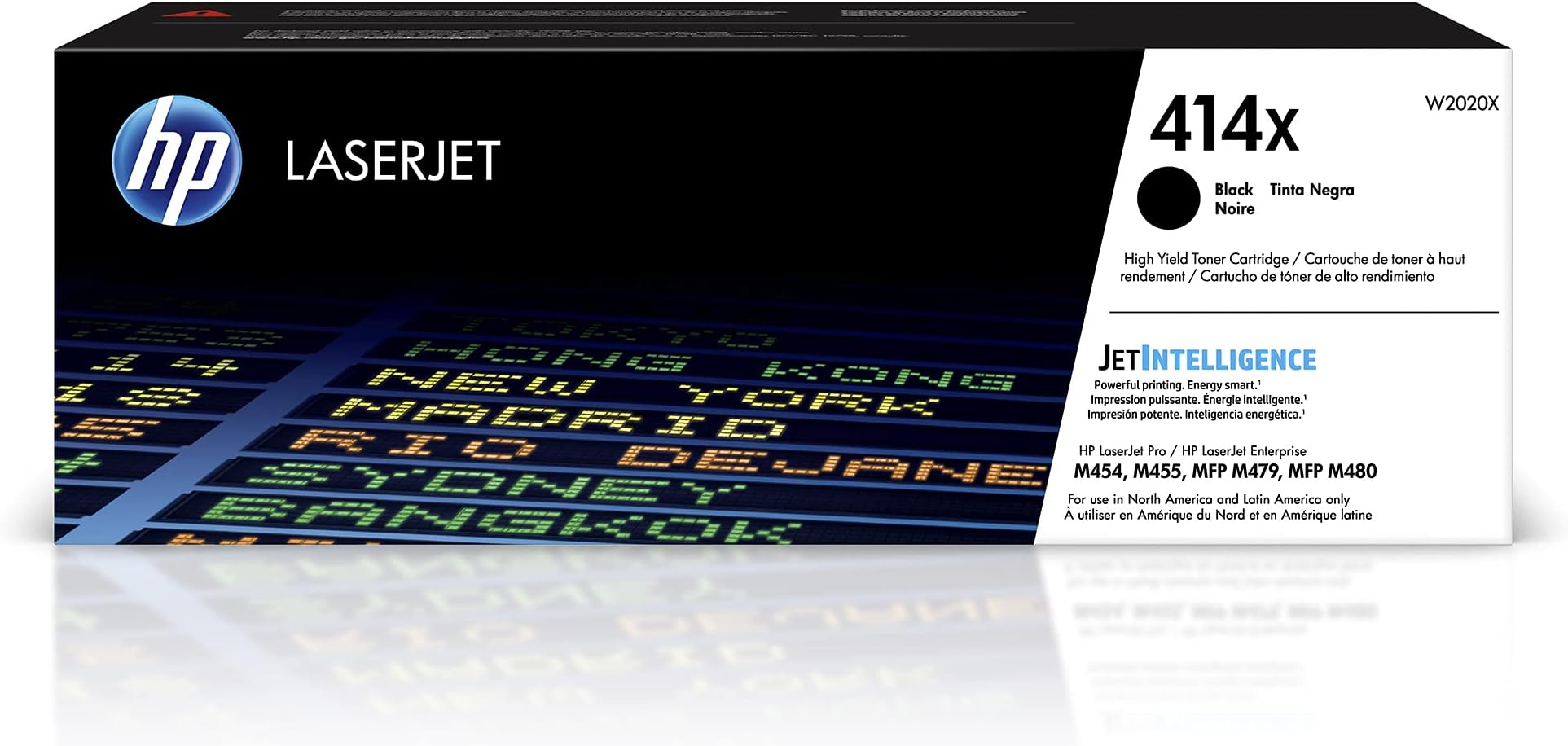 HP 414X Black Toner Cartridge | Works with Color LaserJet Enterprise M455dn, MFP M480f, Pro M454, MFP M479 Series | W2020X