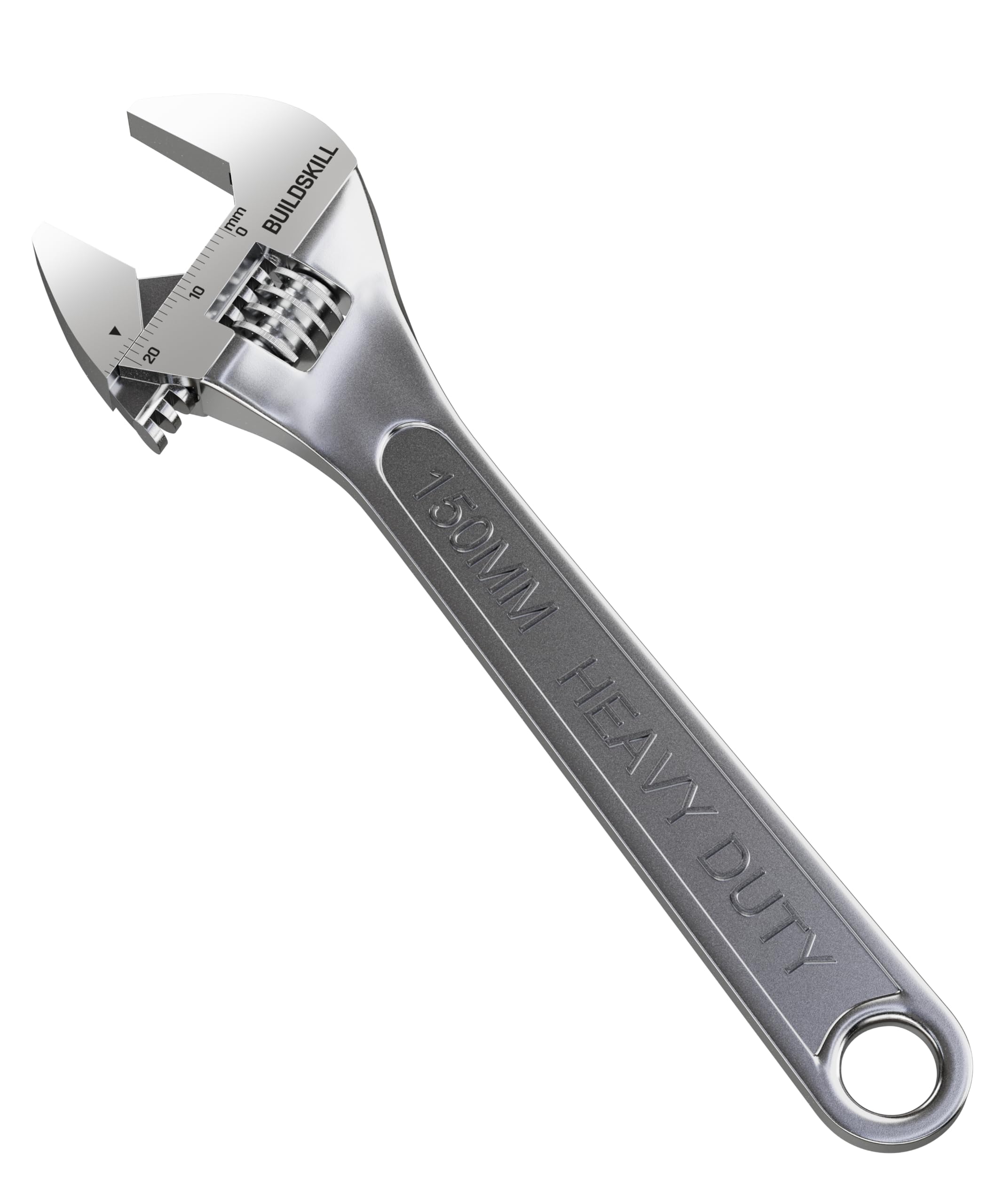BUILDSKILL Adjustable Spanner 6" 150 mm, Easy Wrench & Spanner, Plumbing Tools, Adjustable Wrench for All Nut Sizes, Chrome Finish Coating, Lasered Scale (6 Months Warranty) (B0D8L7FGDV) Amazon Price History, Amazon Price Tracker