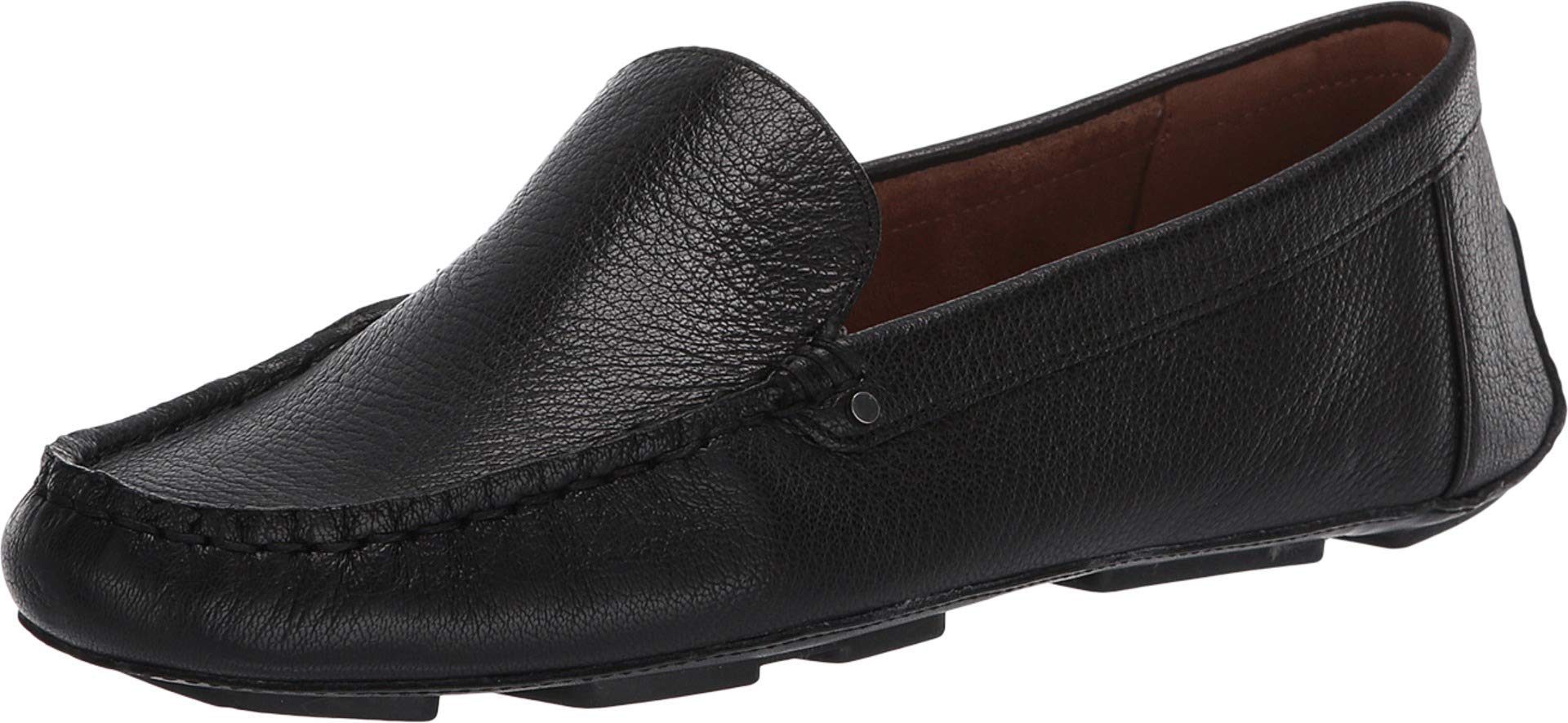 Women's Bleeker Loafer Flat, Black Leather, 6 Wide