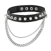 Algopix Similar Product 2 - HZMAN Fashion Women Men Cool Punk Goth