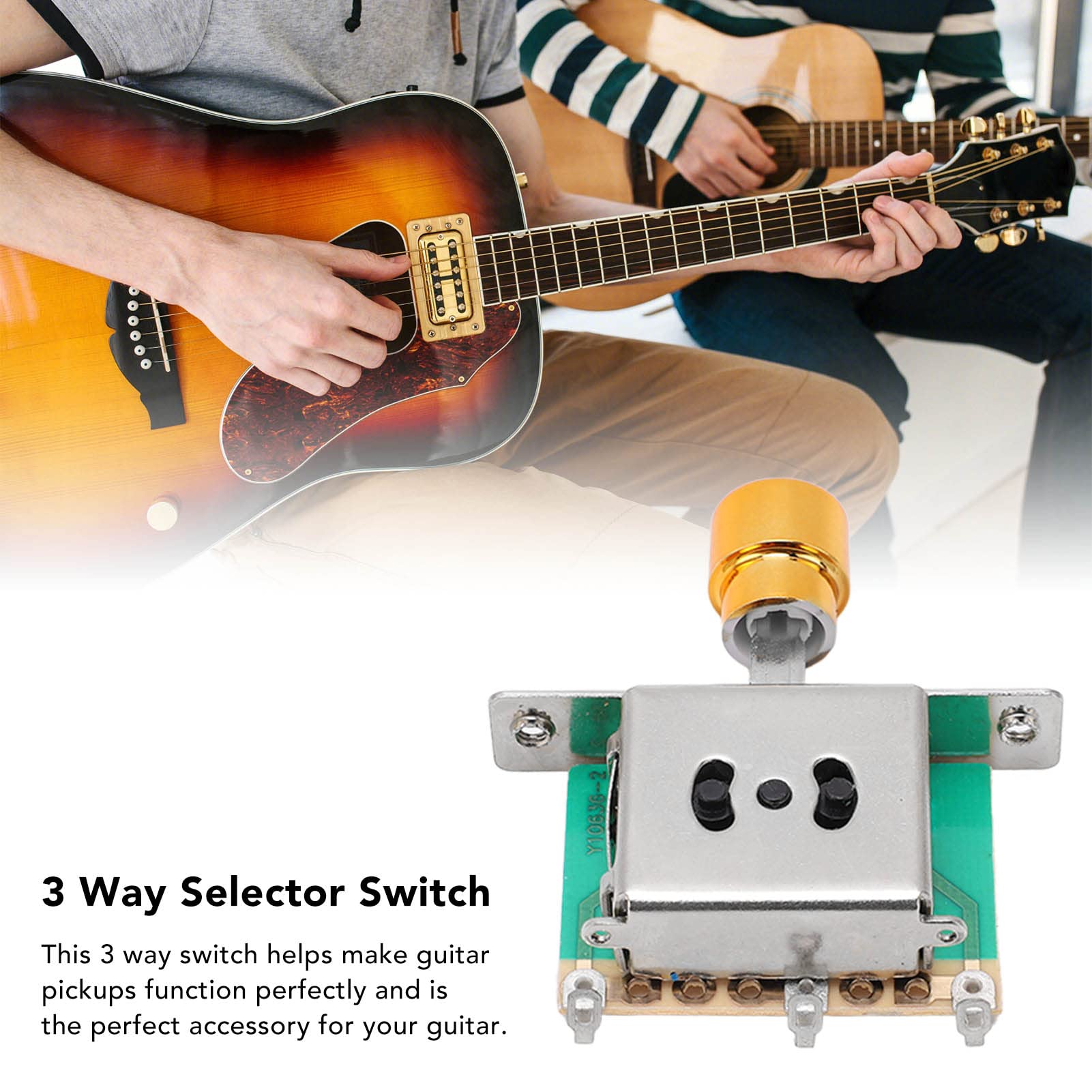 Amazon | ピックアップ セレクター スイッチ 3Way 小型 便利な