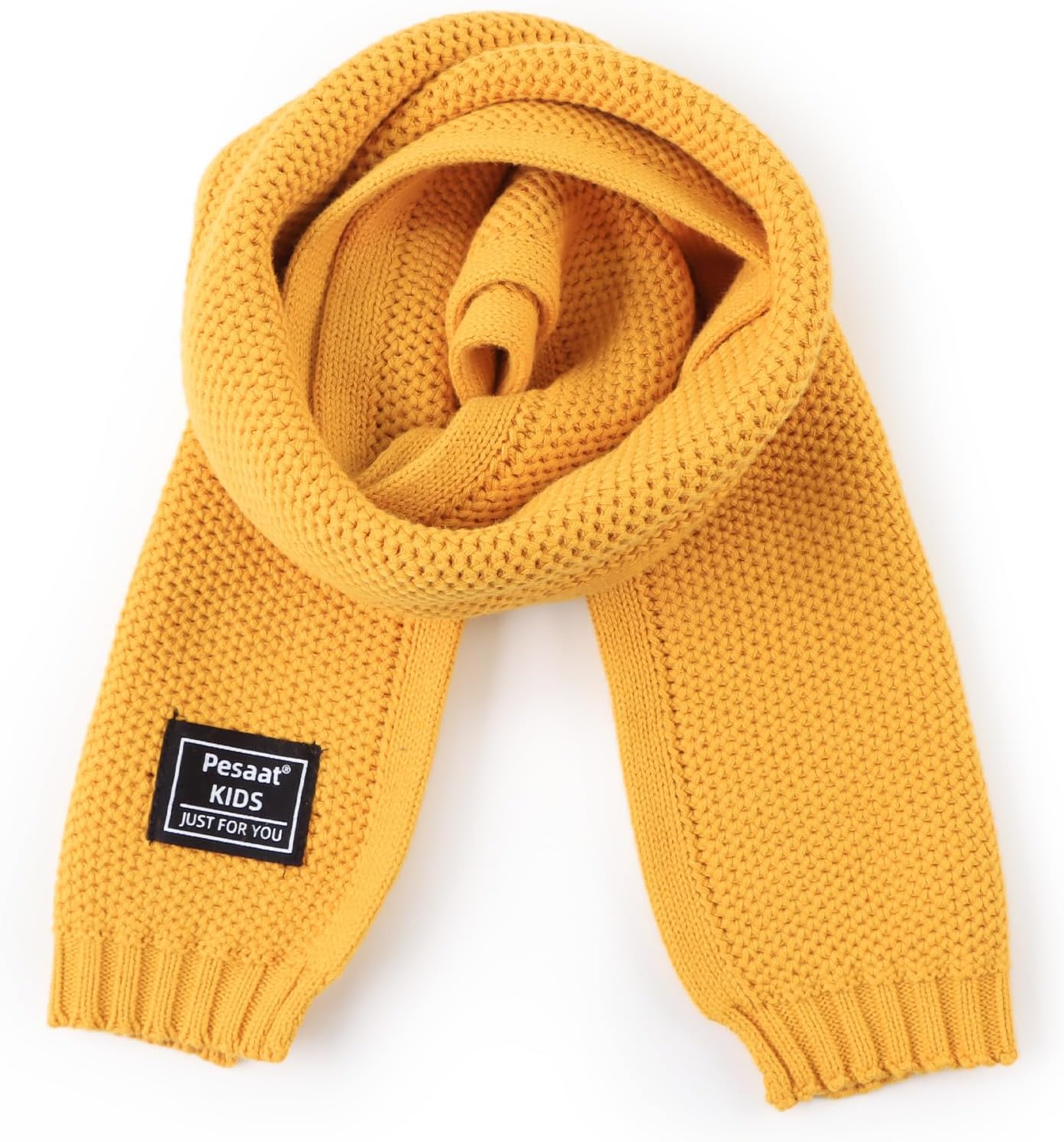 PESAAT Kids Winter Infinity Scarf Knit Toddler Boy Girls Scarves Cotton Outdoor Neck Warmer for Children 3-15 Years - Image 2