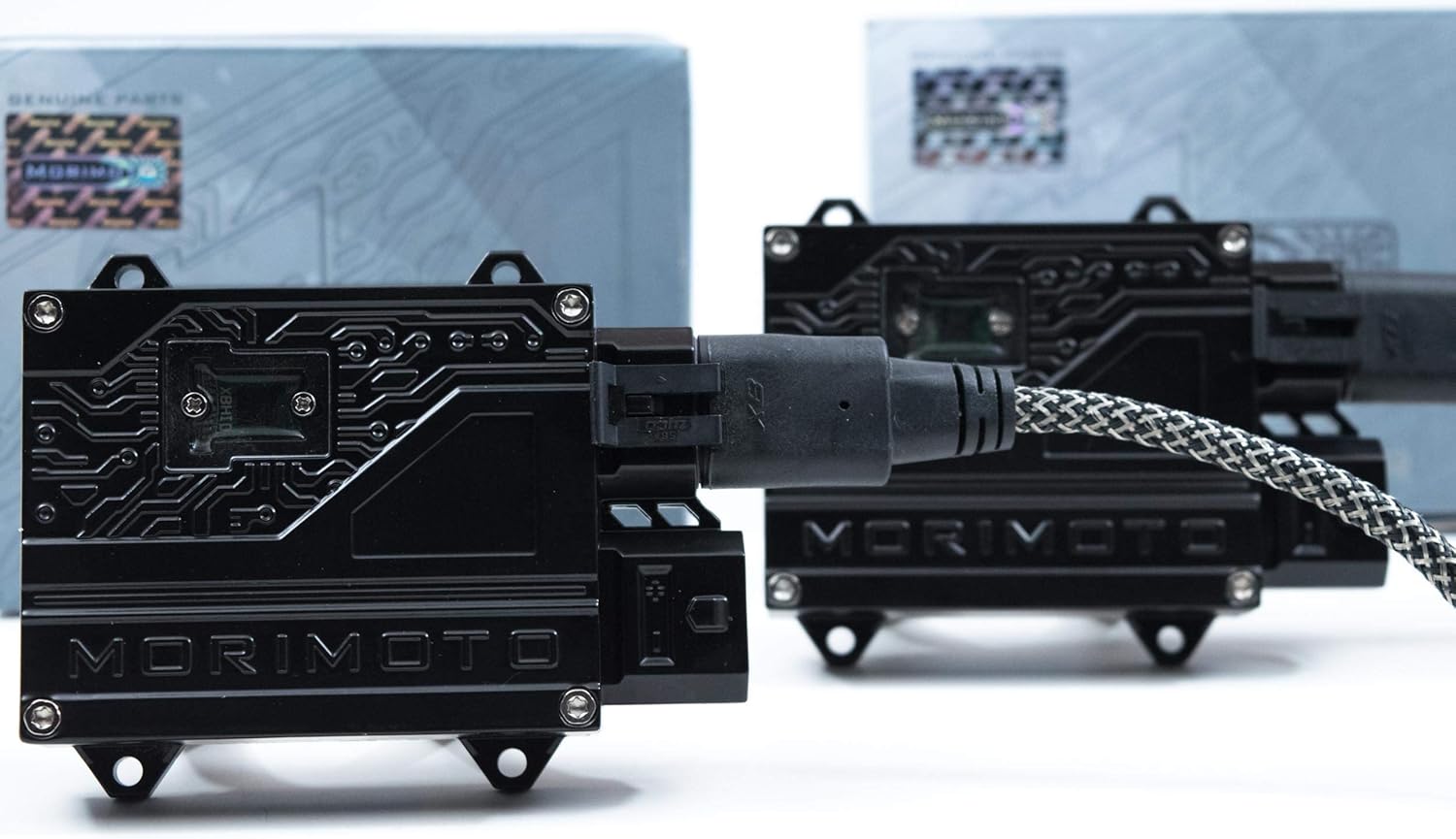 Morimoto HID Ballast, 35-Watt AMP Style Connector, Universal Plug and Play Ballast with Fast Warm Up & Slim Design, High Intensity Discharge / Xenon Upgrade (1x BL11)