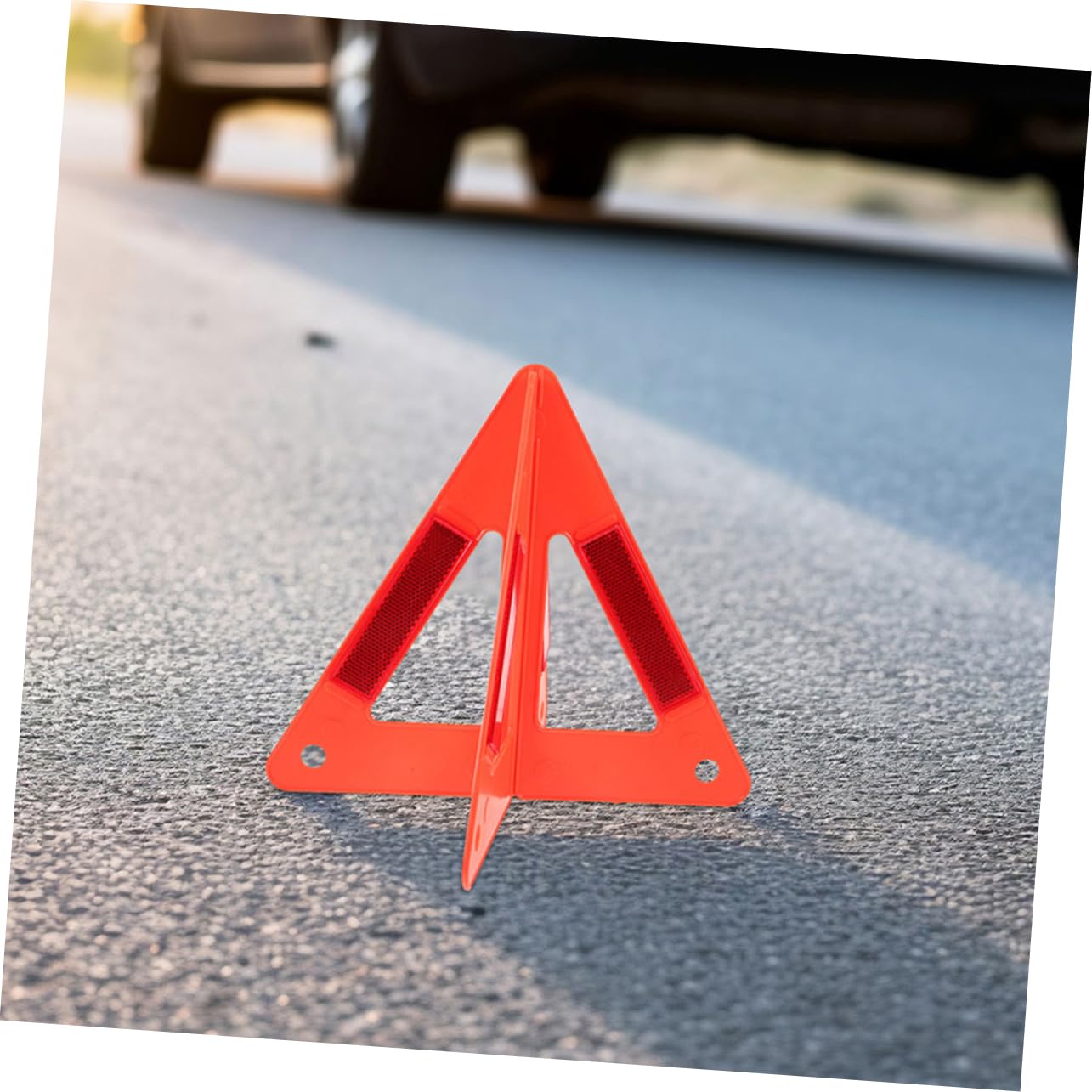 Triángulo de Advertencia de Emergencia para Coche Rojo 5 Piezas