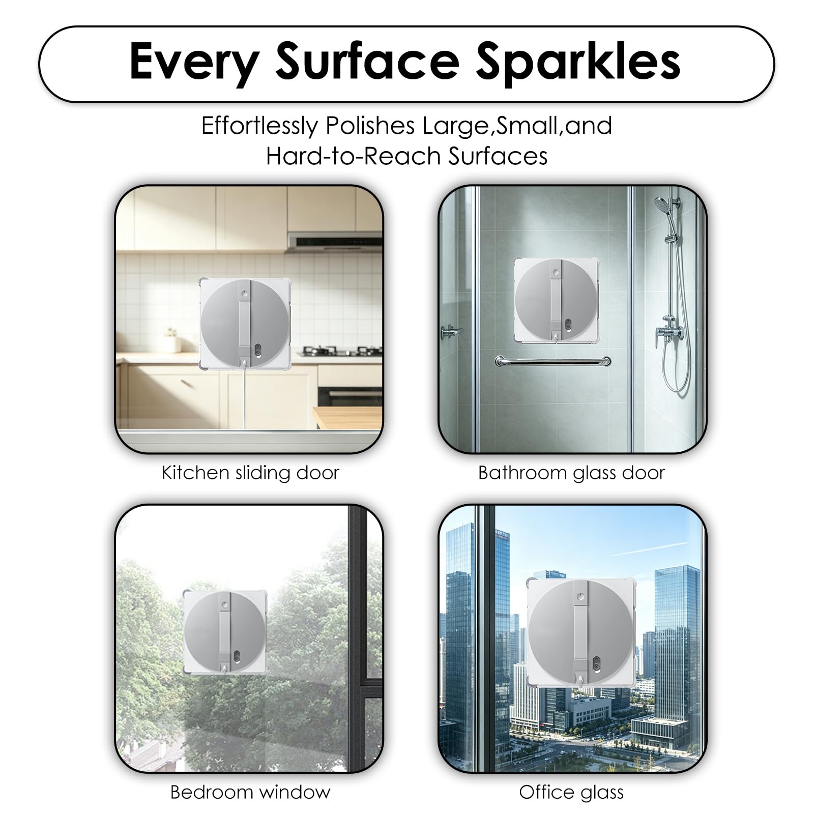 (2 pezzi) Ricambi W3 Omni Panno per la pulizia compatibile con il robot lavavetri ECOVACS WINBOT W3 Omni, gruppo panno per mocio con supporto, panno in microfibra, installazione senza attrezzi