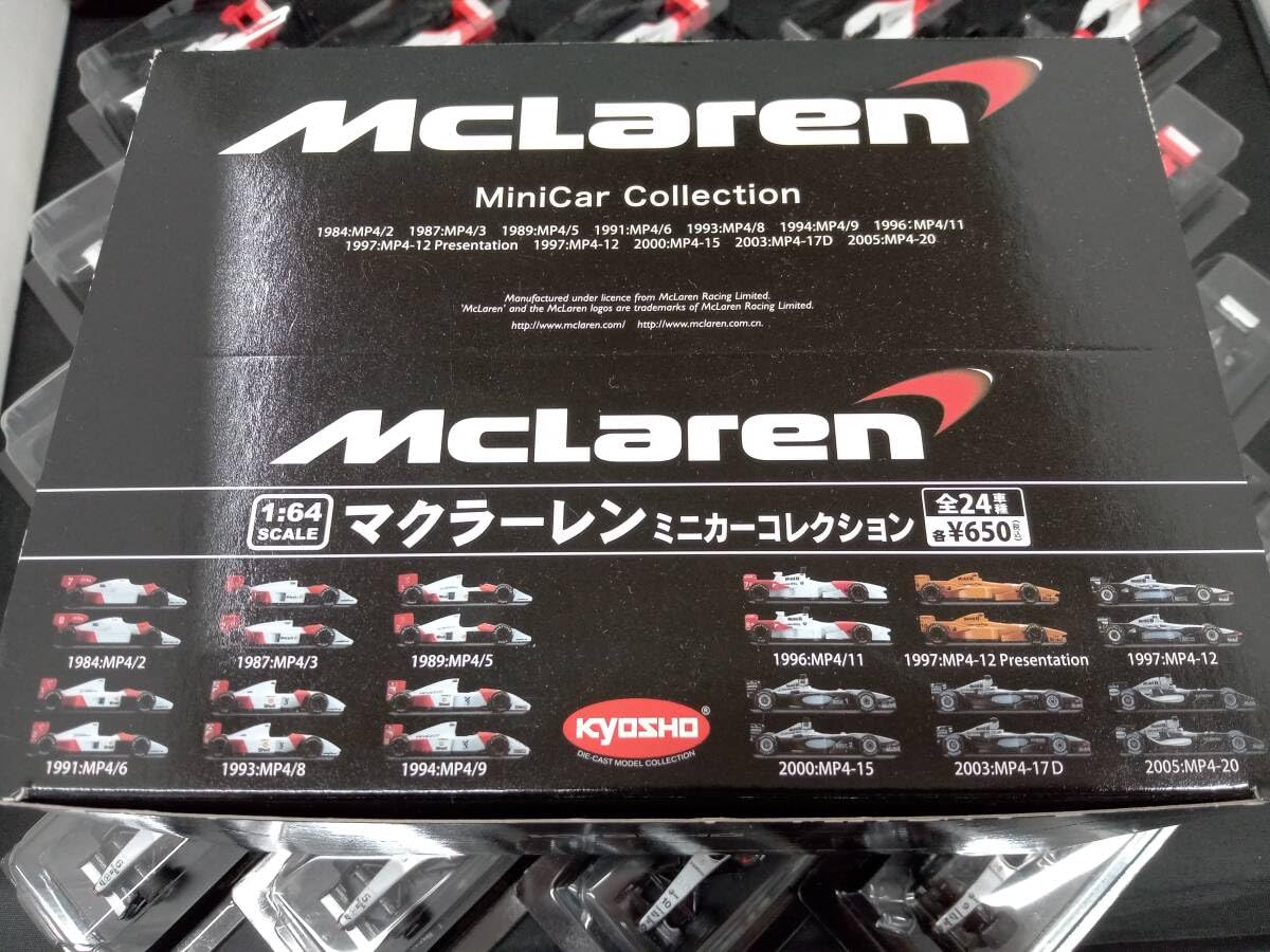 京商　1/64 マクラーレンミニカー コレクション　24台フルコンプ 京商 1/64 マクラーレンミニカー コレクション 24台フルコンプ