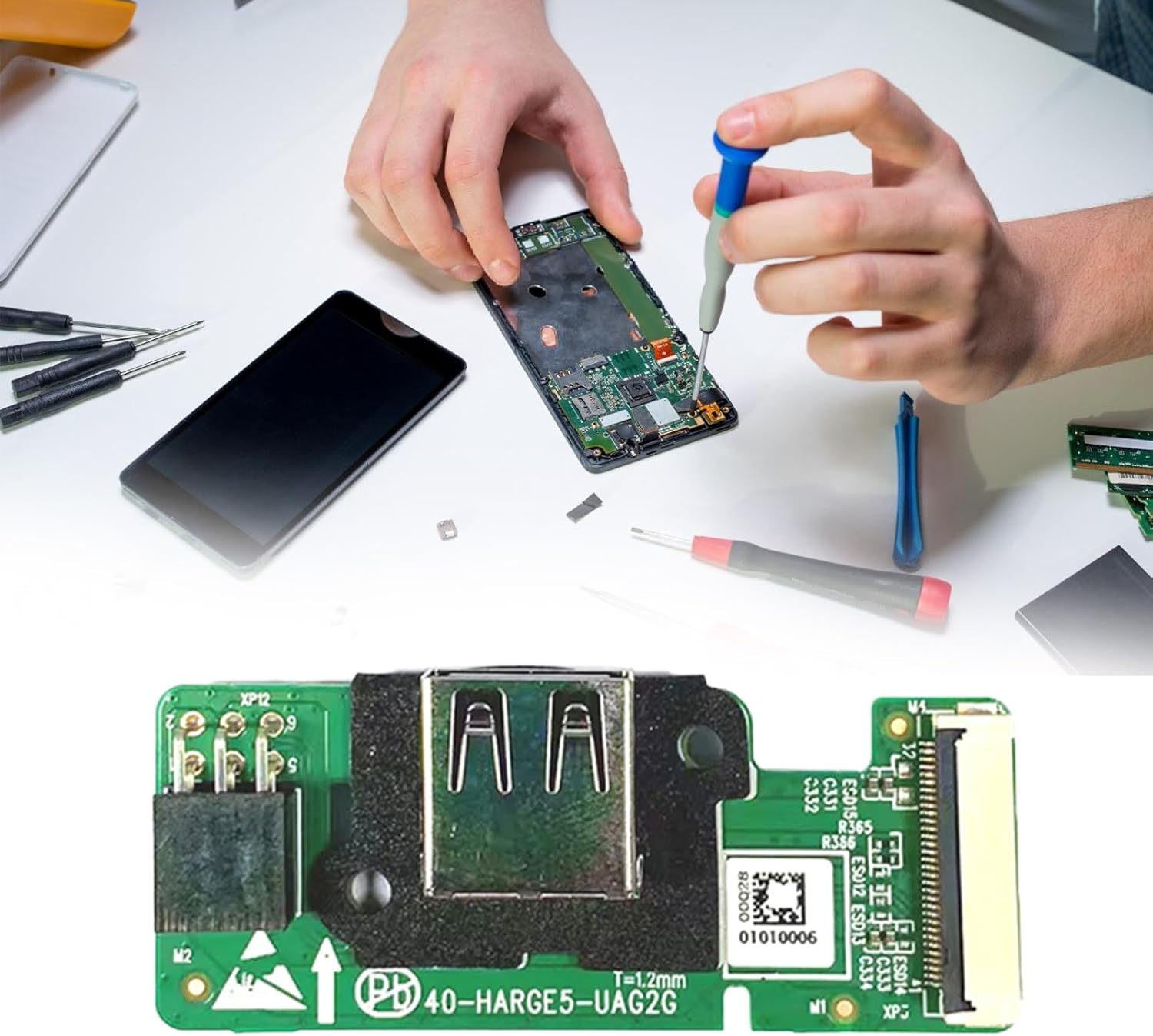 電源ボードコネクタスモール-USBチャージポートコネターモジュール多機能PCB電源インターフェイスボード料金5