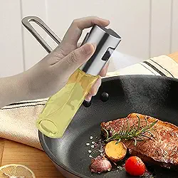 Pulverizador de óleo para cozinhar, capacidade de 100 ml, dispensador de azeite de oliva de cozinha para churrasco, salada, assar