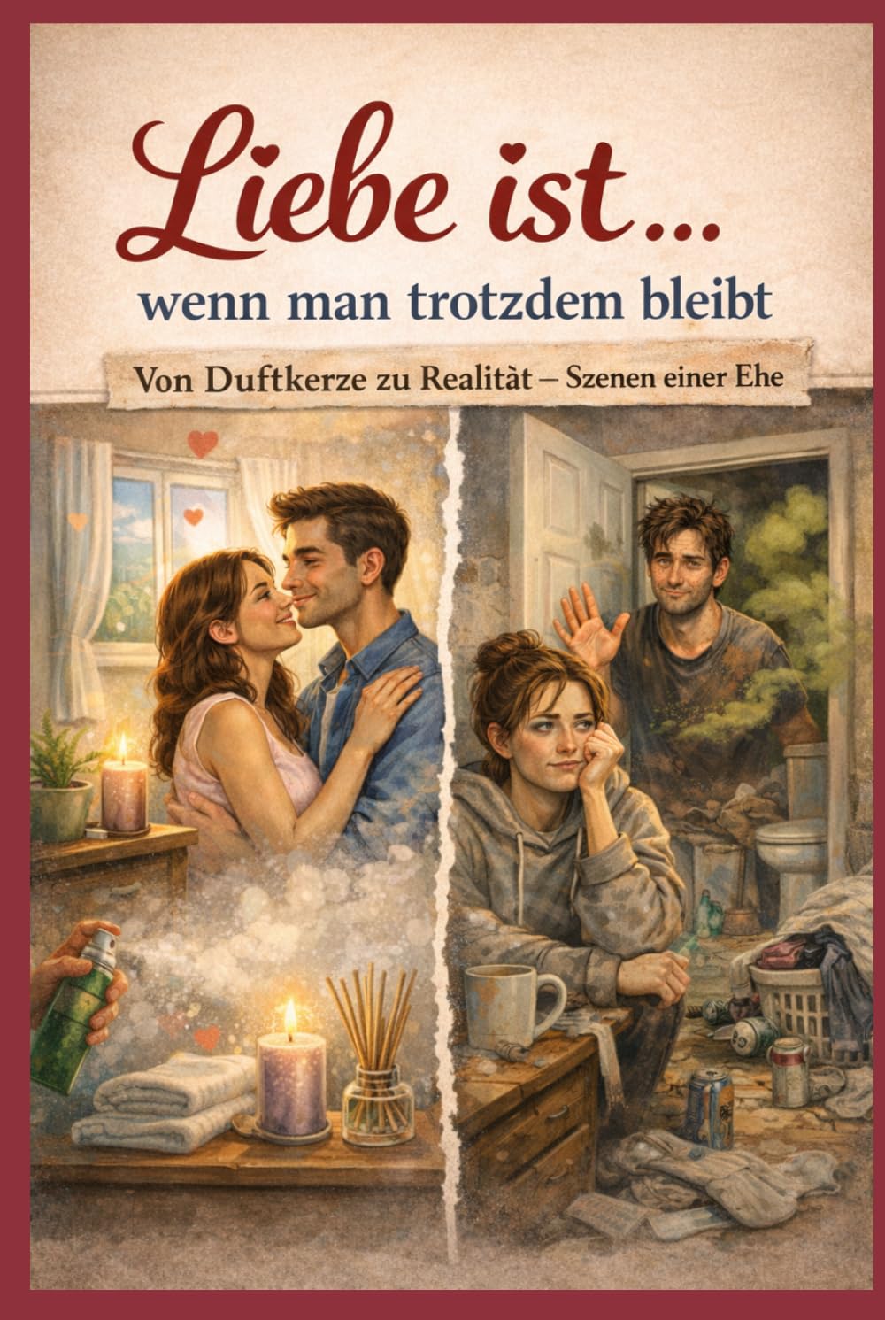 Liebe ist... wenn man trotzdem bleibt: Von Duftkerze zu Realität- Szenen einer Ehe