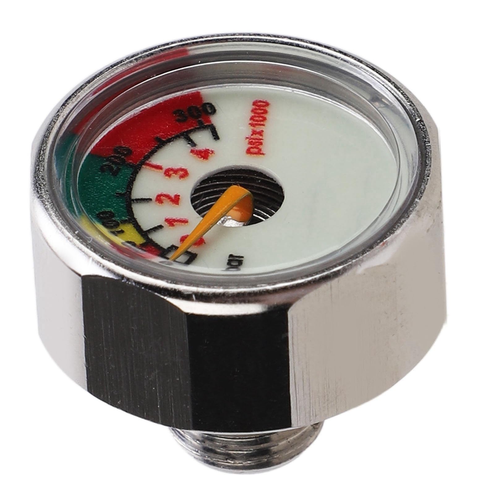 Manometro per Bombola di Gas per Immersione Manometro per Bombola di in Acciaio Inossidabile per Immersione Bagliore Al Buio Profondità Impermeabile di 30 M Display Accurato