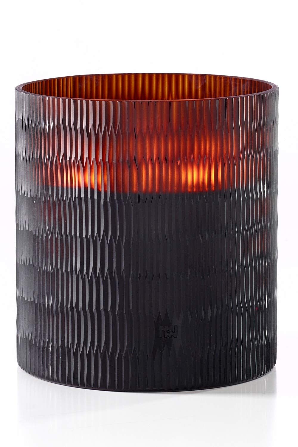 Onno Rhombus Duftkerze, Glas, braun, S