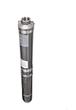 Hallmark Industries MA0343X-4 Deep Well Submersible Pump, 1/2 hp, 110V, 60 Hz, 25 GPM, 150' Head, Stainless Steel, 4