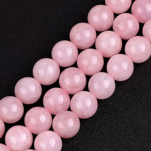 Miniatura 13 de GEM-Inside - Cuentas sueltas de ágata india natural de 0.157 pulgadas (0.157 in) con cuentas redondas de cristal energético para hacer joyas, 15