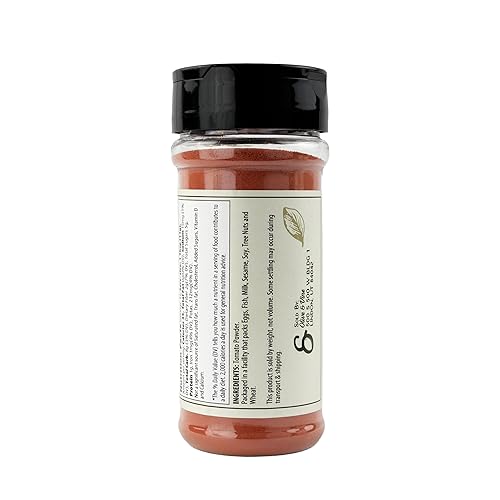 Miniatura 4 de Olive & Vine Tomate en polvo, rico sabor a tomate, para salsas y sopas, sabor auténtico, para recetas globales (4.56 onzas)