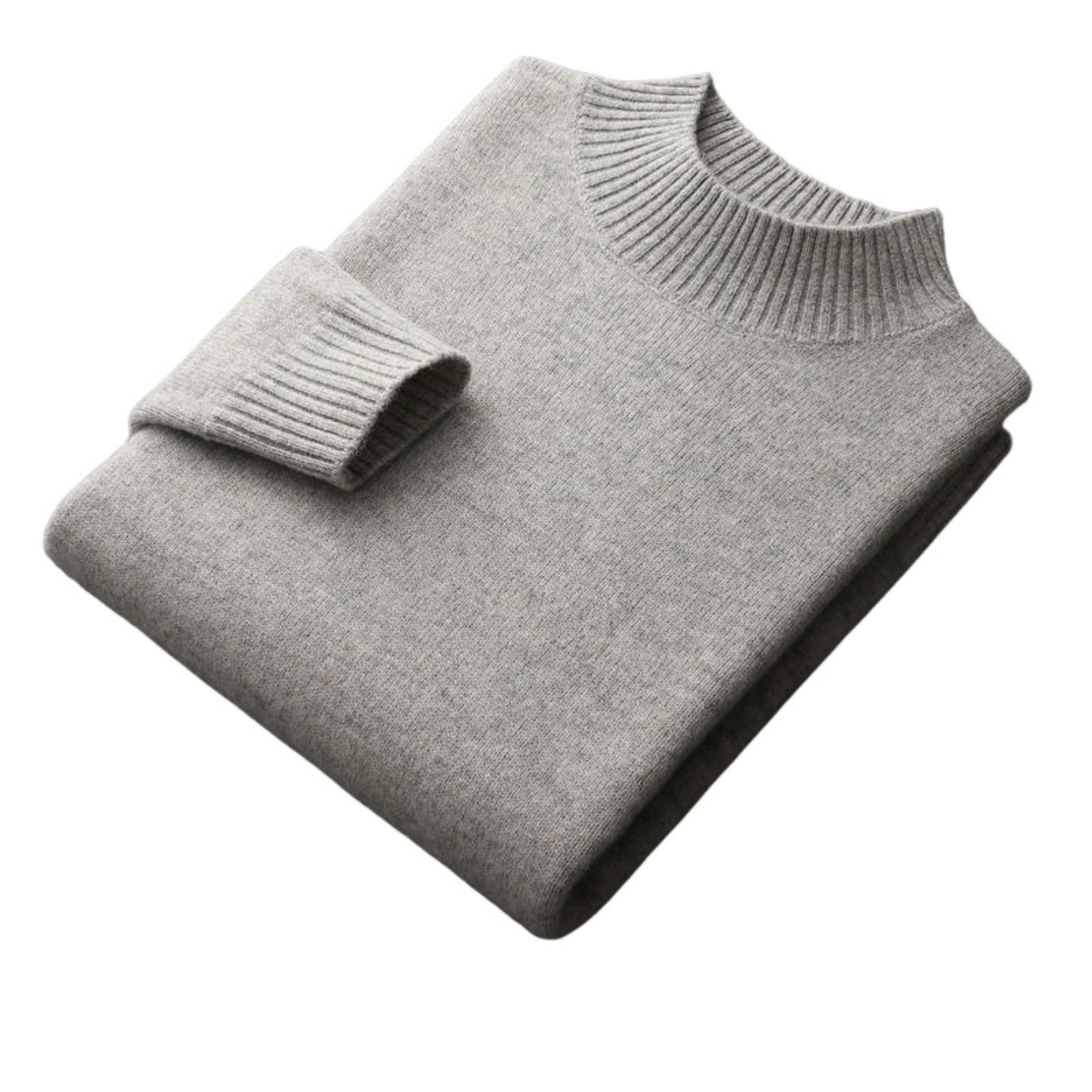 Pull de base à col mi-haut idéal pour le bureau en hiver - 8