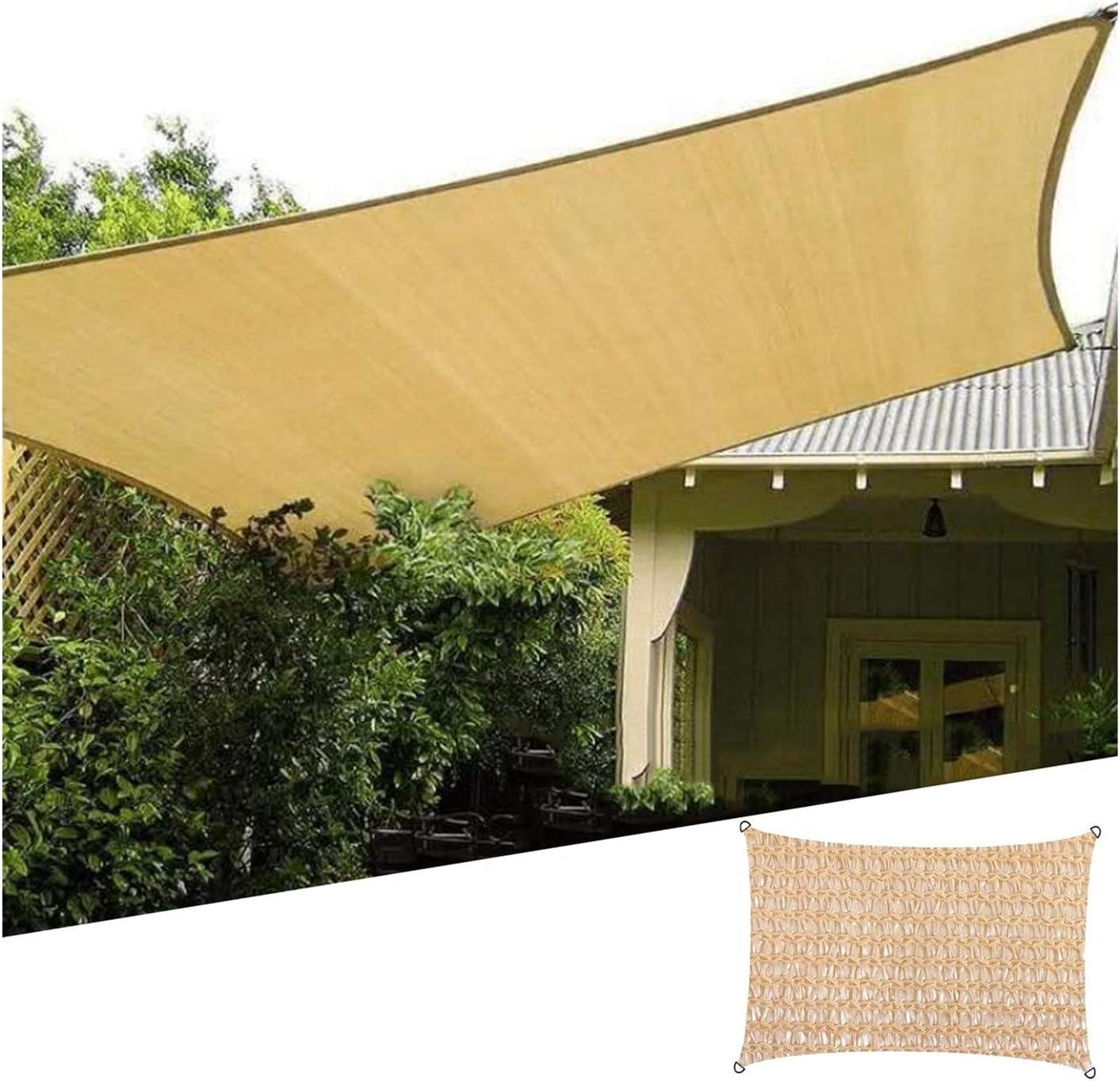 Sunblock Shade Cloth, Sunscreen Dustproof Sunshade, Ventilation UV Protection, Patio Plant Sun Room Shelter, Multiple PENGFEI (Color : A, Size : 1.4mx3m)
