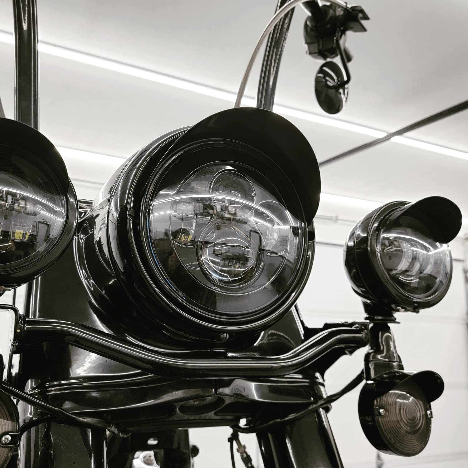 Amazon | Eagle Lights 8700 ハーレー 7インチ ラウンド LED ヘッド