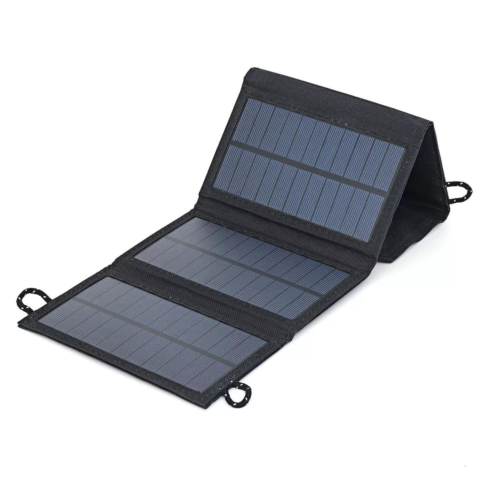 Caricatore solare portatile, pannelli per campeggio, caricatore solare | con uscita USB per telefoni cellulari, tablet, audio, ricarica fotocamera, caricatore ex