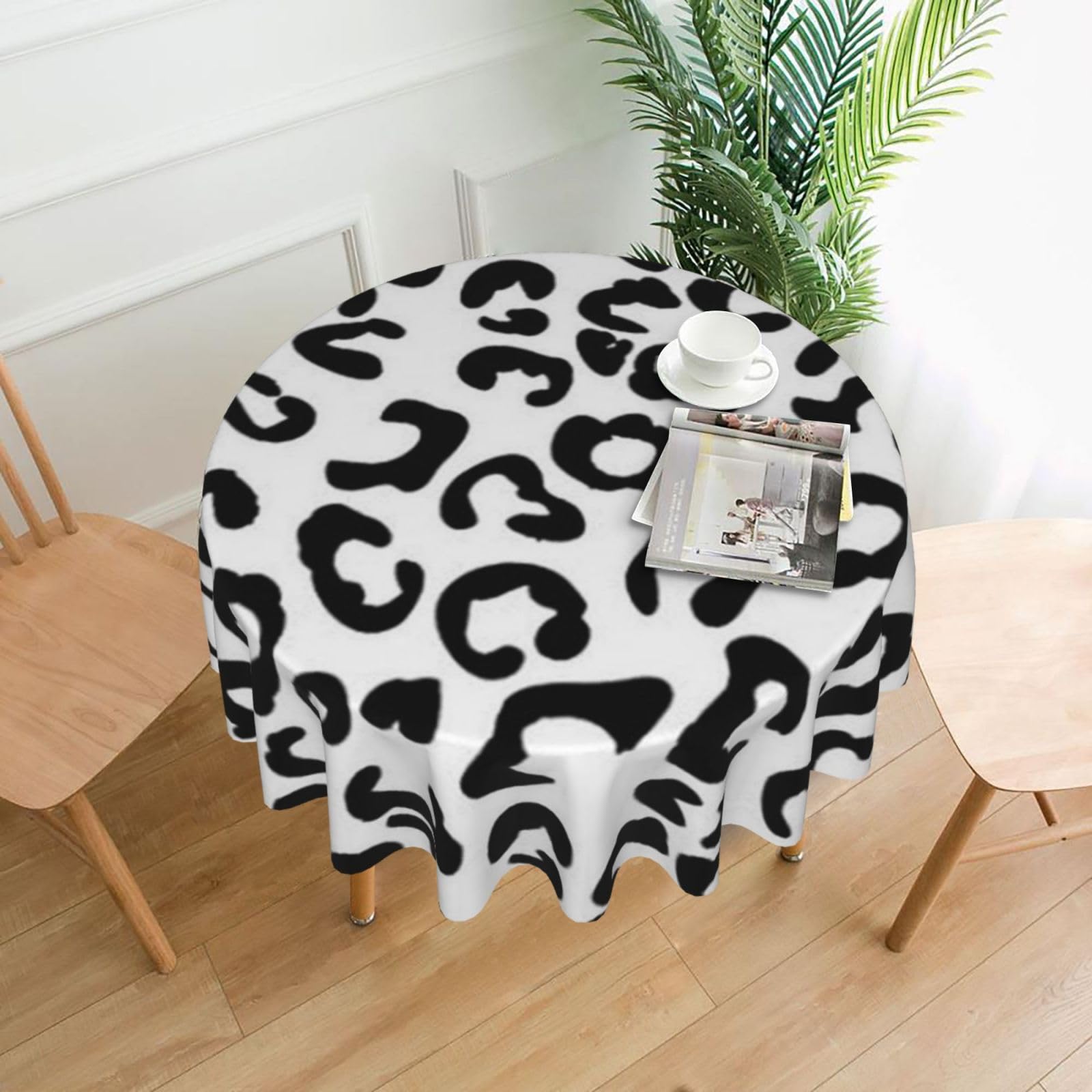 Nappe ronde imperméable anti-tache Xzeit pour en finir avec les corvées de lavage