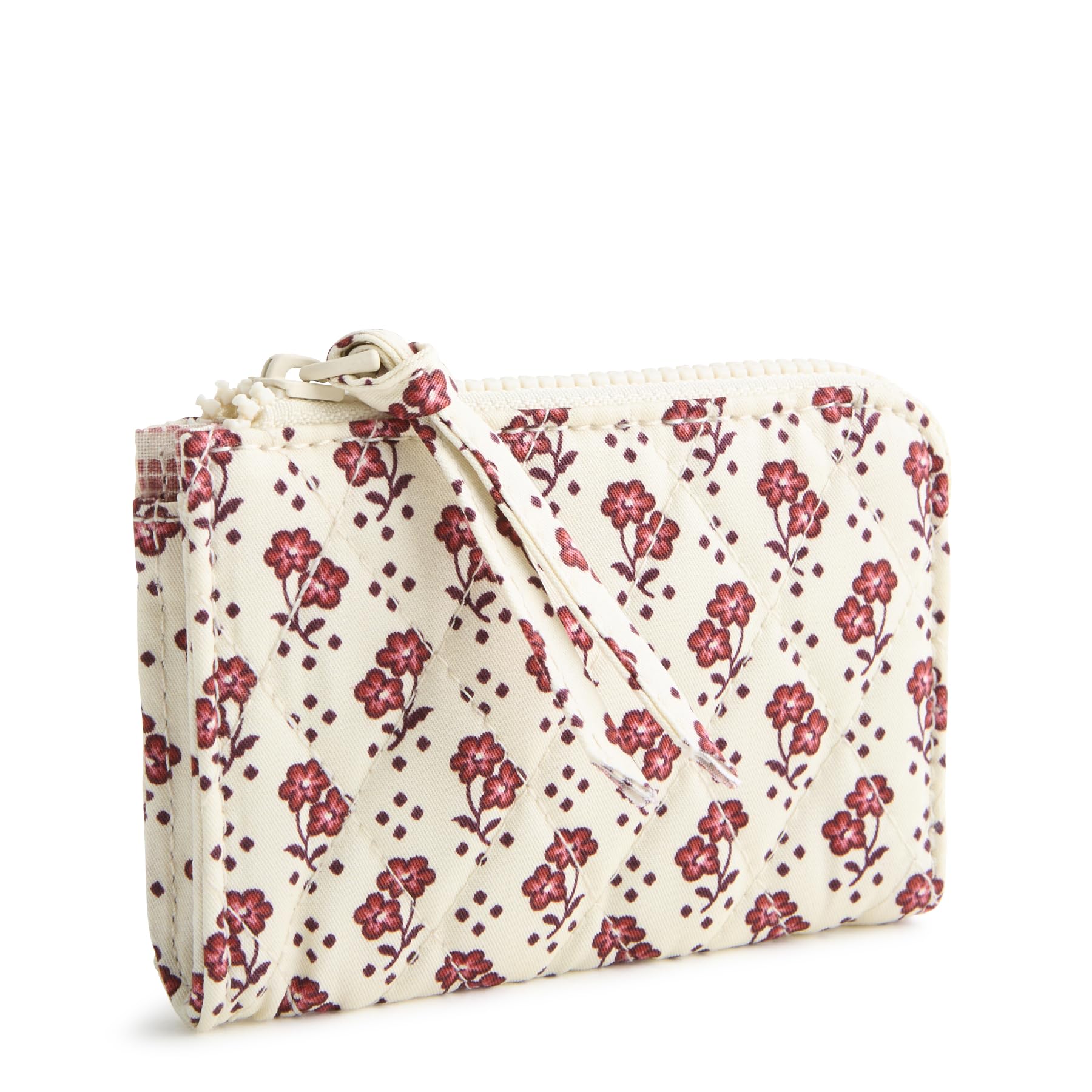 Vera Bradley Premium Cotton Zip Card Pouch, Rachel Ditsy