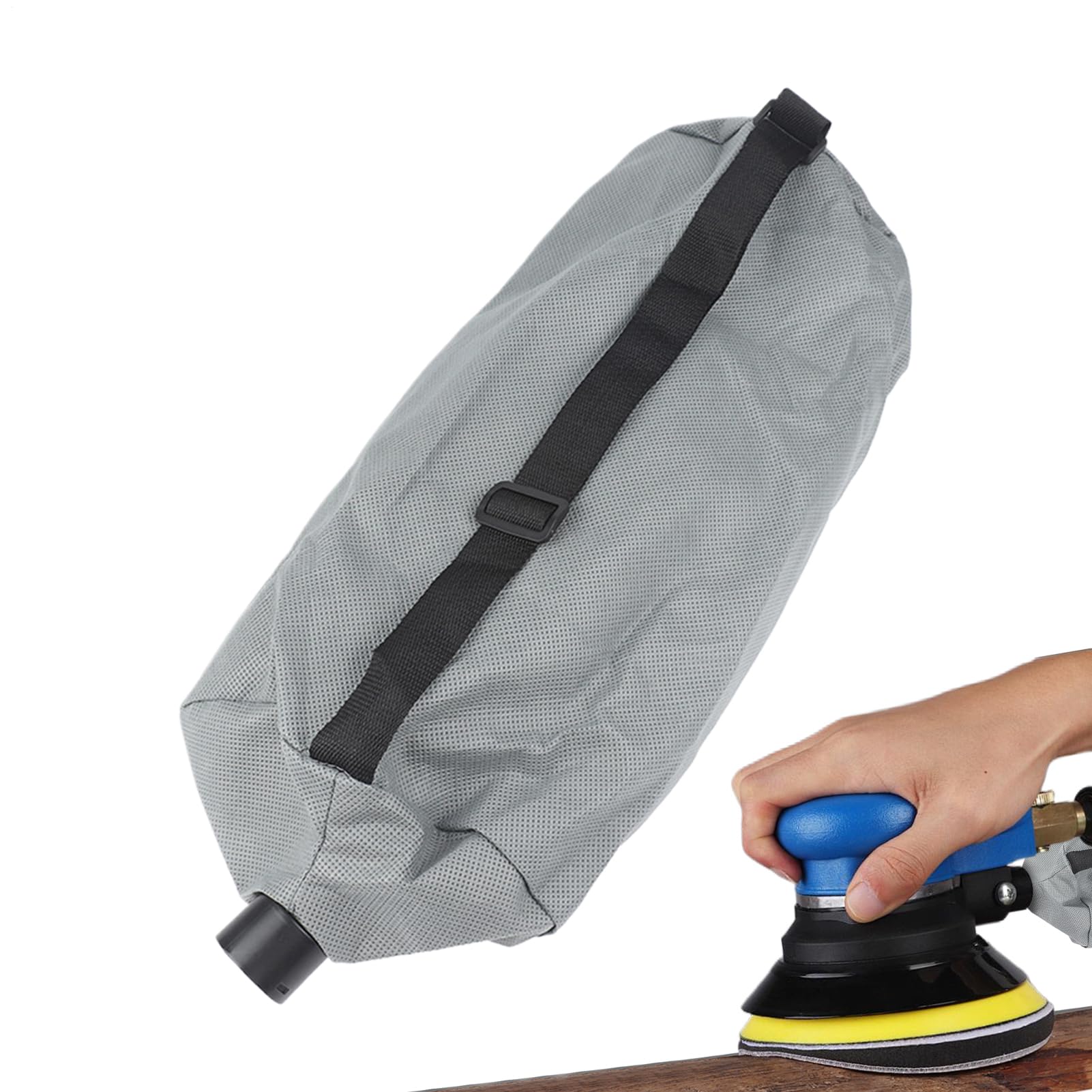 Wall Sander & Miter Saw Dust Collection Bag, 50x20cm Vacuum Attachment, Universal High-Efficiency Replacement Bag for Drywall Sanders, Heavy-Duty Workshop Dust Collector, Home Renovation & Painting