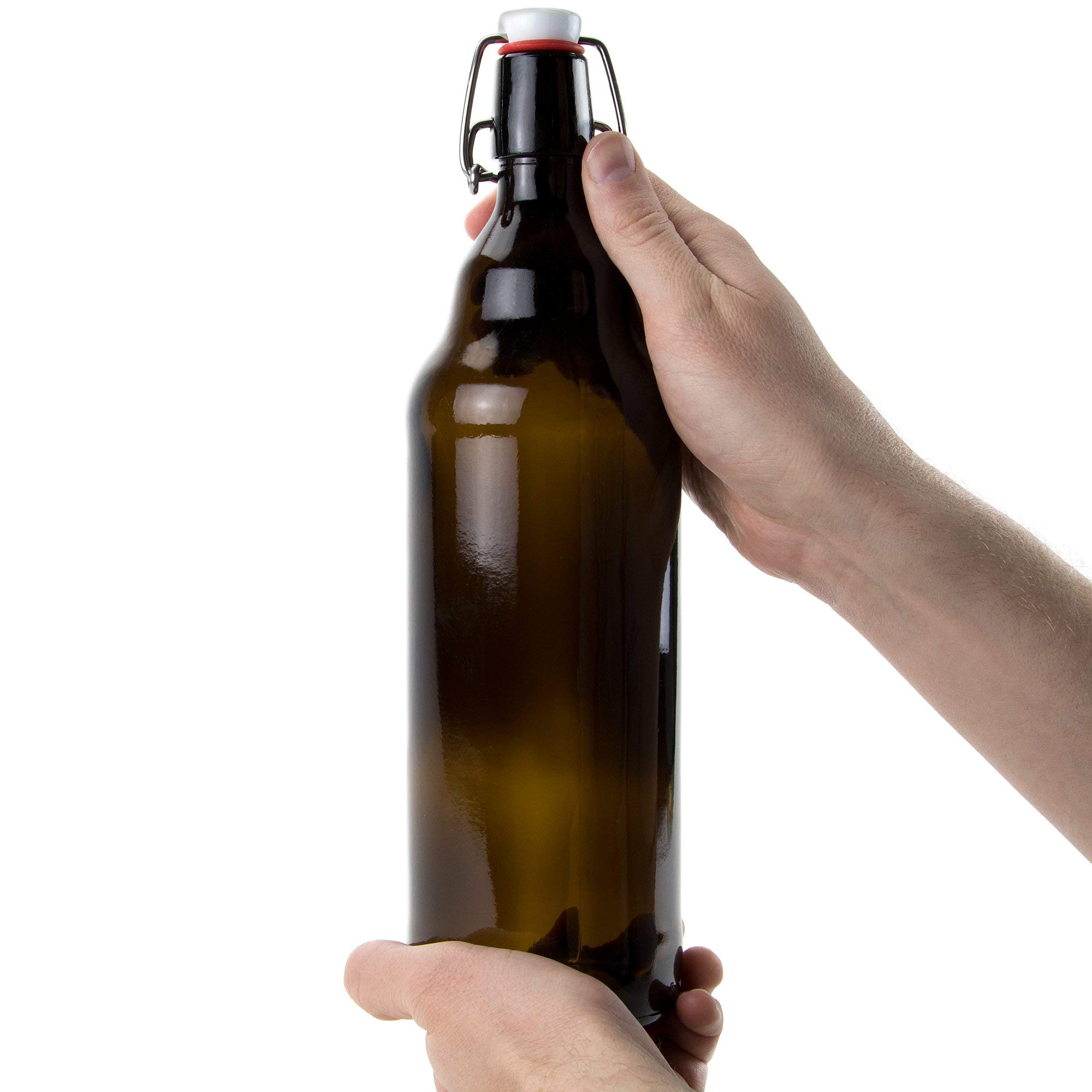 Amazon | Grolsch(グロールシュ) ガラス製ビールボトル クォート