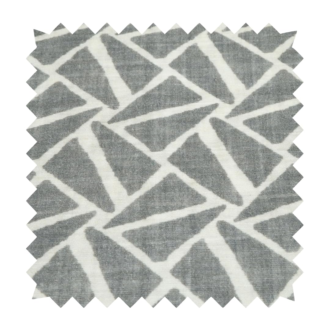 ethnair Premium Grey Geometric Print Cotton Unstiched Shirt – 1.6 Metres for Custom Fit Shirts-picture-49