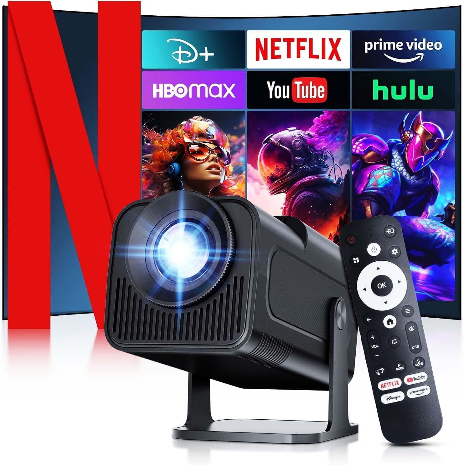 Amazon.com: [ 2025 Netflix Licensed ] 4K Projector with Wifi