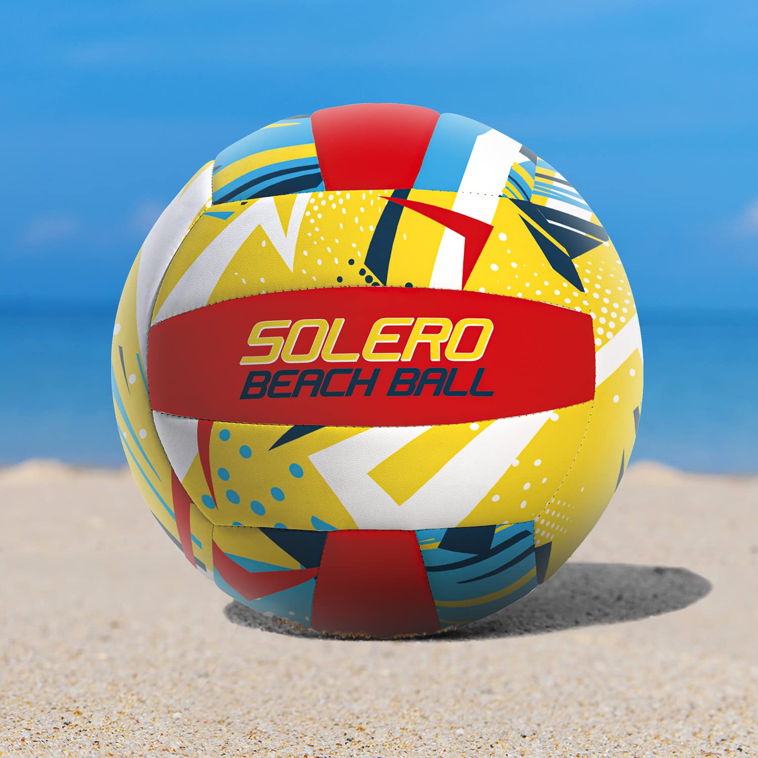 Mondo Toys Spielball Volleyball Größe 5 PVC Sponge Soft Touch