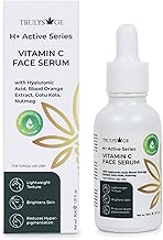 Trulysage H+ Active Vitamin C Face Serum for Brightening, Hyperpigmentation, Dark Spots, Hydration & Anti-Aging – Hyaluronic Acid, Blood Orange, Gotu Kola – Radiance & Collagen Booster, 30ml