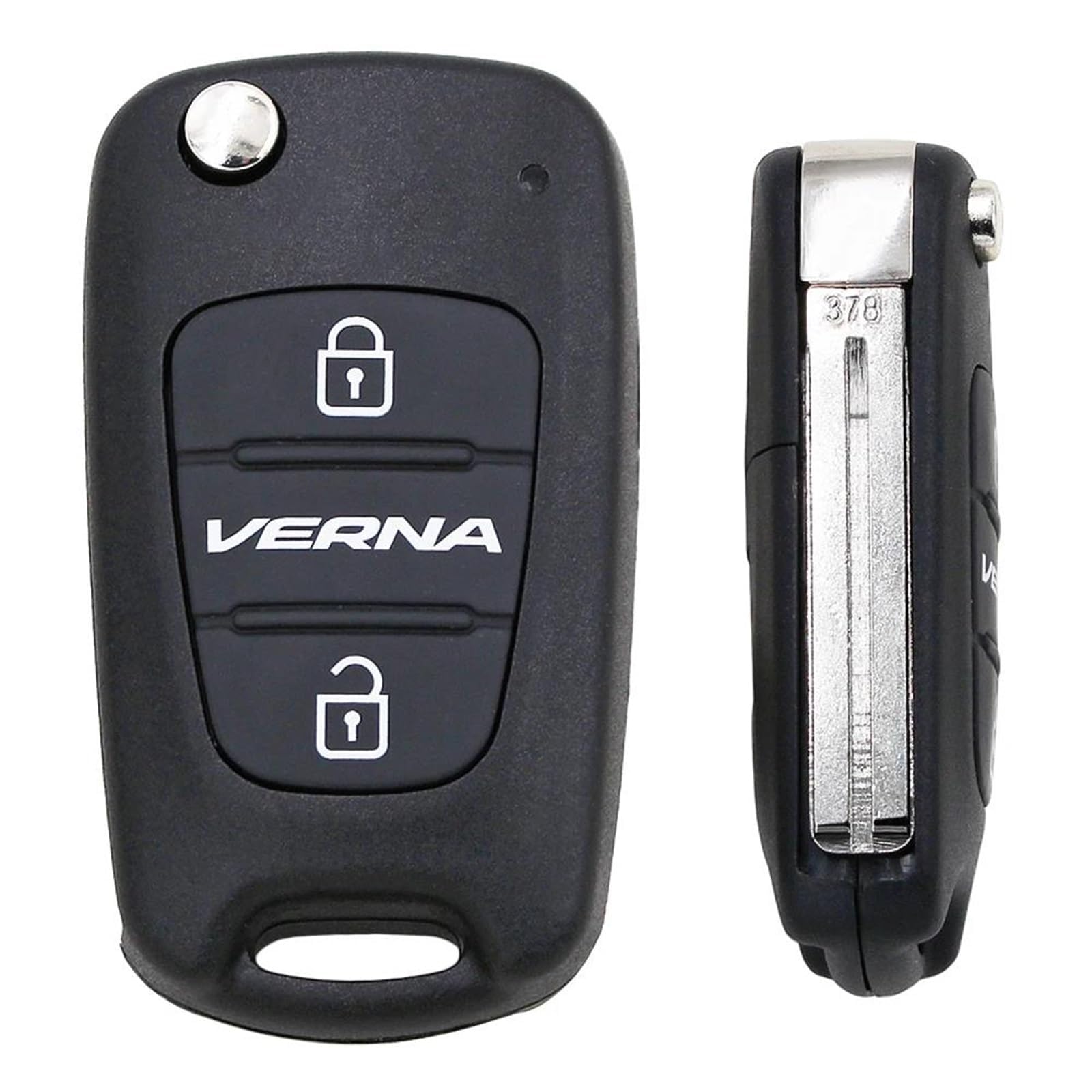 Accessoires de remplacement de coque de clé pour Hyundai Solaris, i20 et ix20
