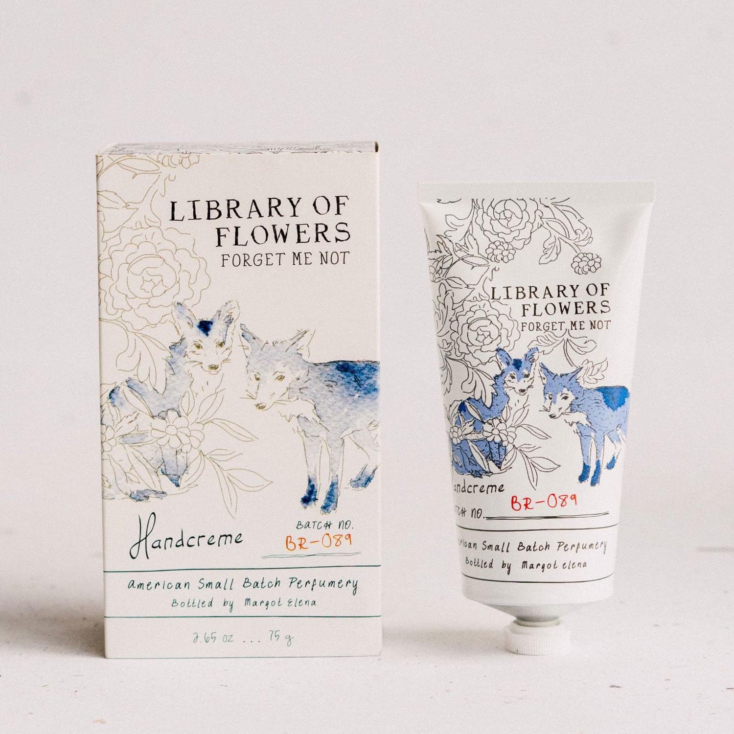 Library of Flowers Hydrating Hand Cream, Luxury Moisturizing Lotion for Women for Soft Skin, Everyday Purse Essentials - Image 2