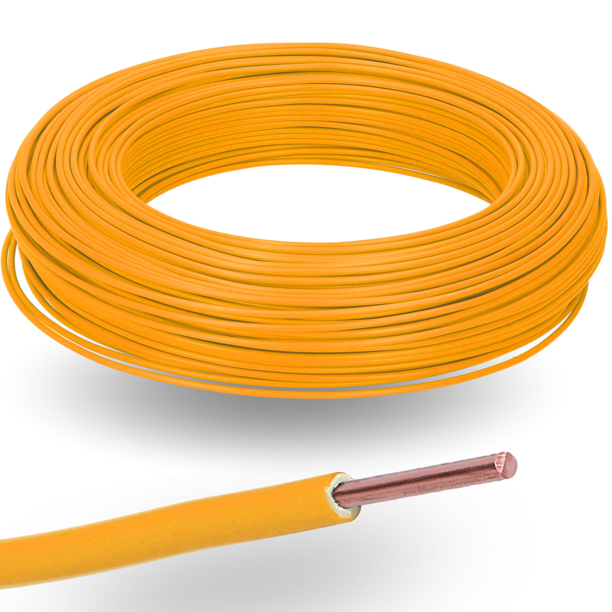 Kalitec H07V U 1 X 2,5 Mm² Groen/geel I Enkele Draad Vlamvertragend Pvc Stijve Streng Aardingskabel 450 750 V Monodraad Kabel Voor De Bedrading Van Machines En Lampen 2305021438