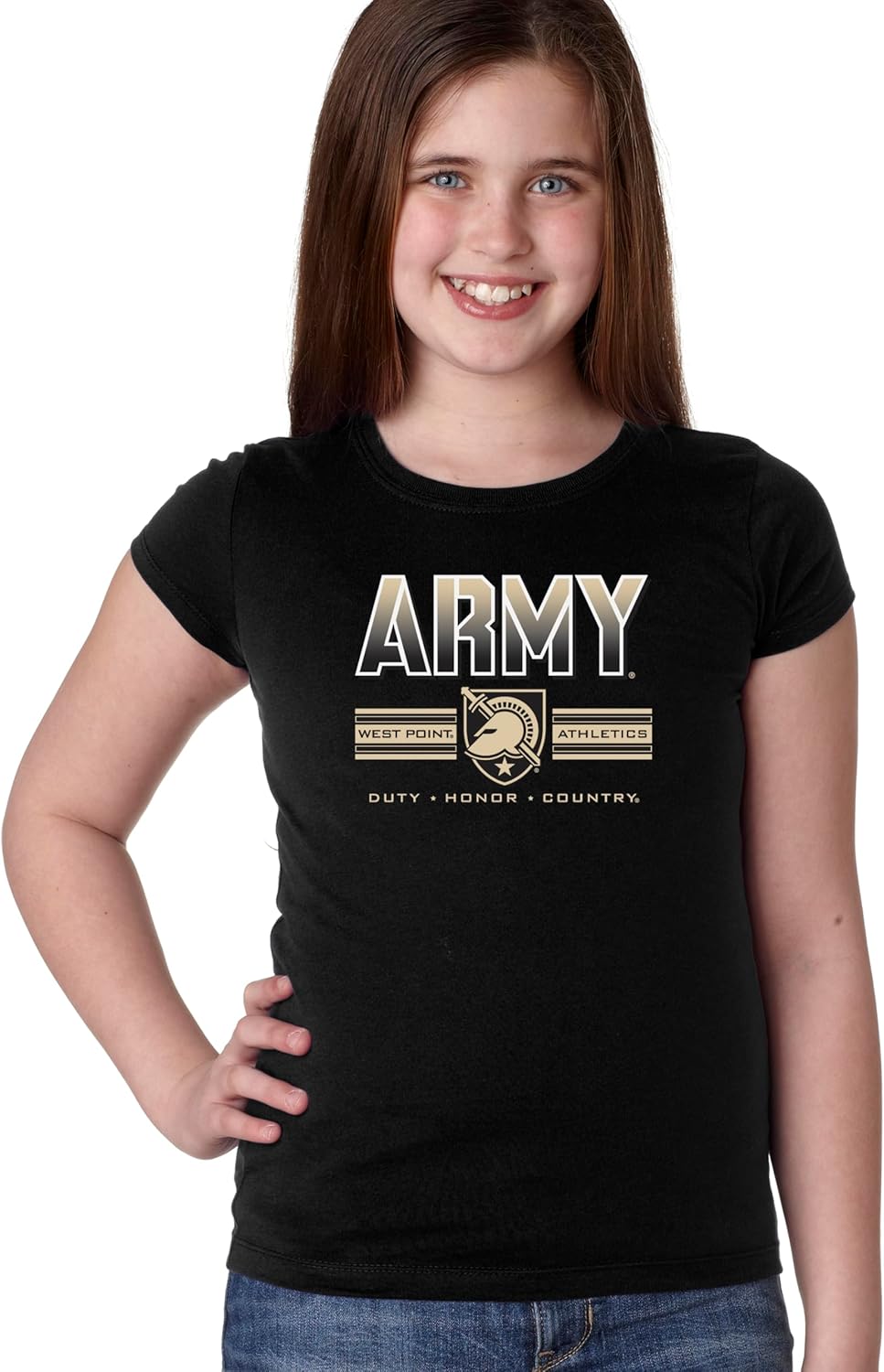 CornBorn Army Black Knights Shirts for Girls | Choose Your Design